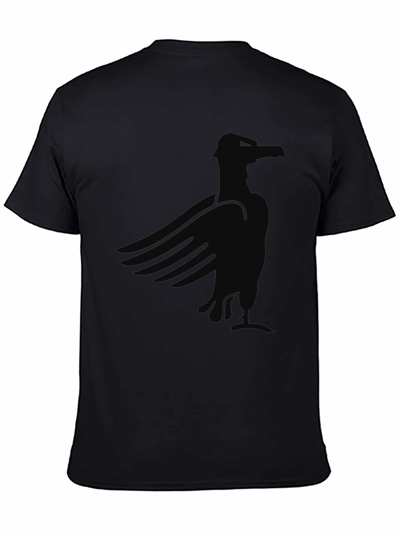 Black Black Eagle Graphic Tee - Men's Casual Shirt view 4