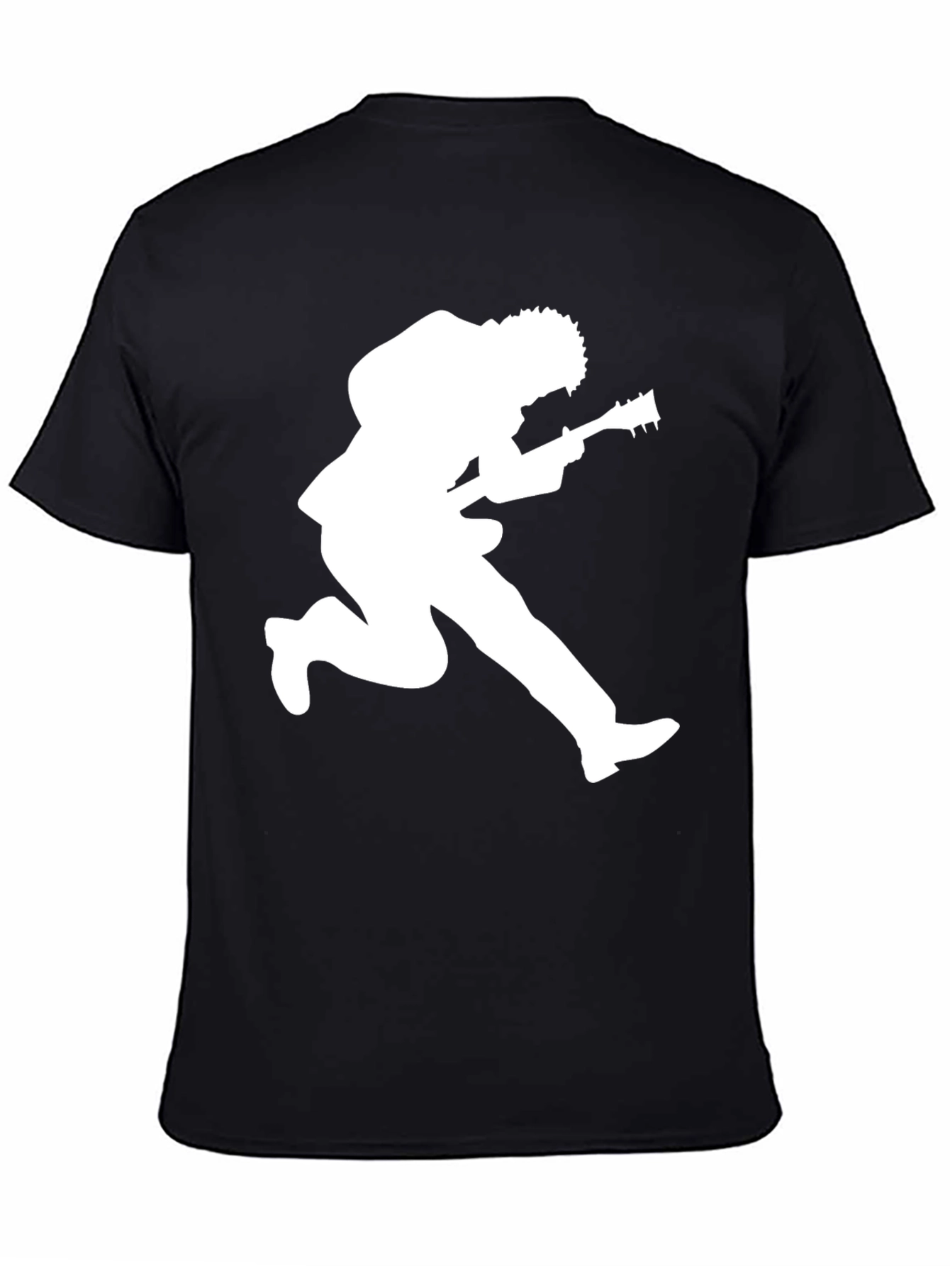 Black Guitar Legend Black Graphic Tee view 4