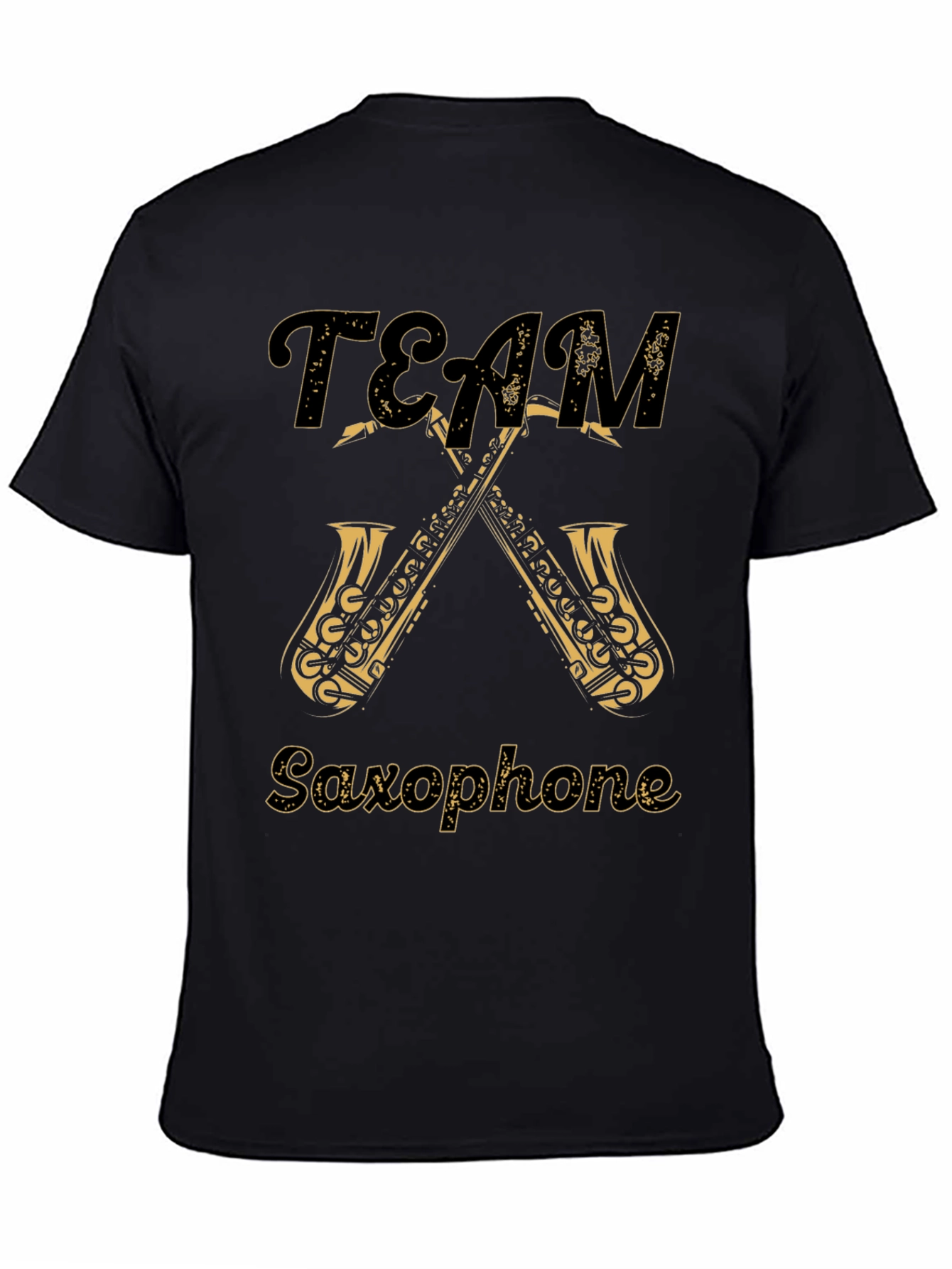 Team Saxophone T-Shirt - Musical Instrument Tee - 4