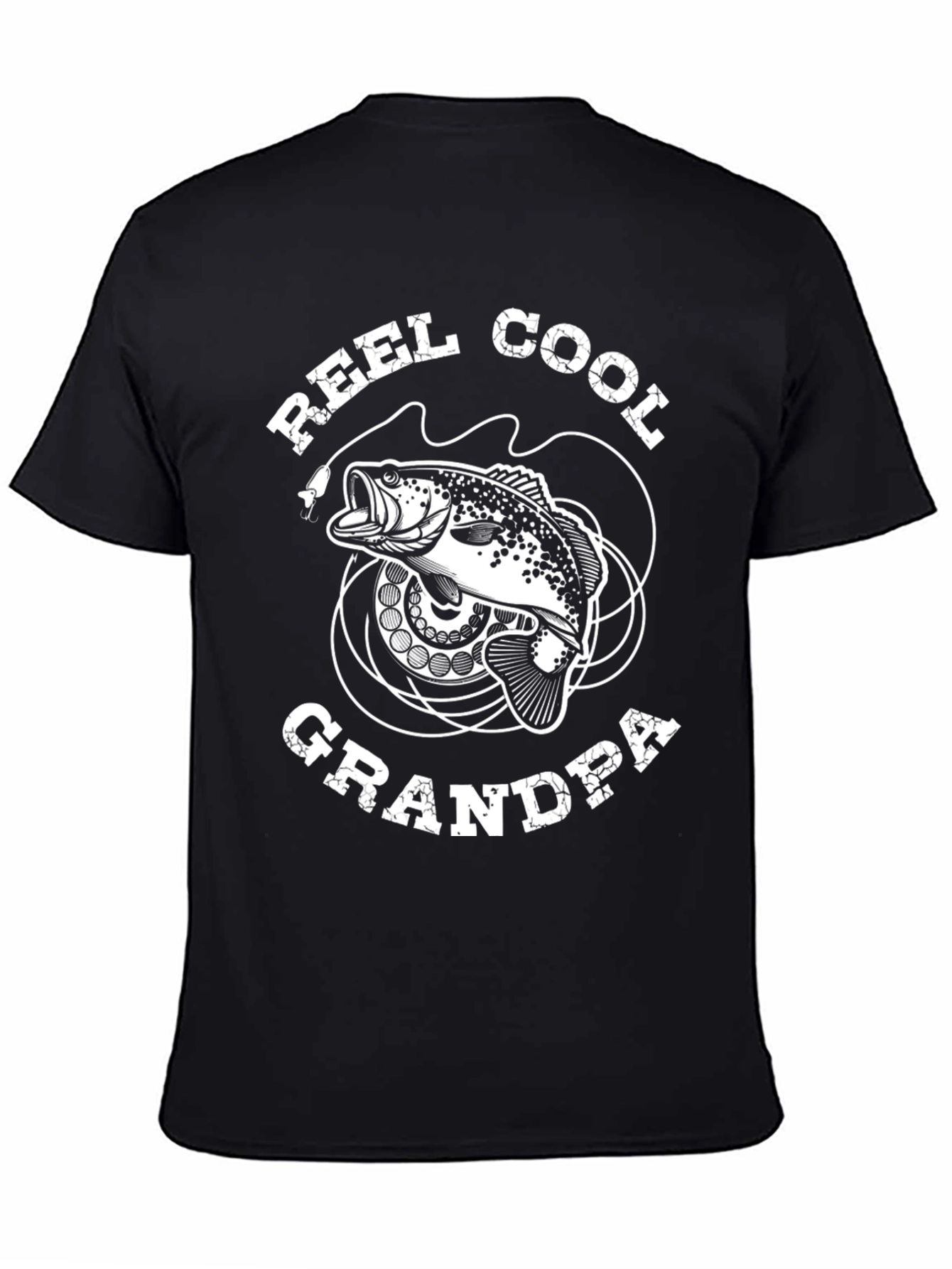 Reel Cool Grandpa Fishing T-Shirt - 4