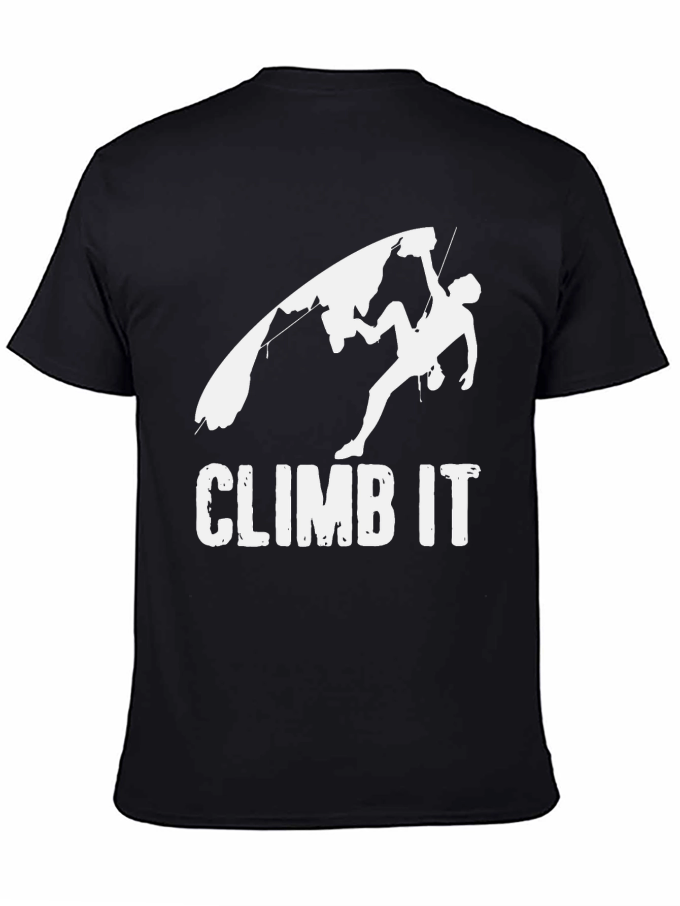 Black Climb It Graphic Tee - Adventure Awaits! view 4