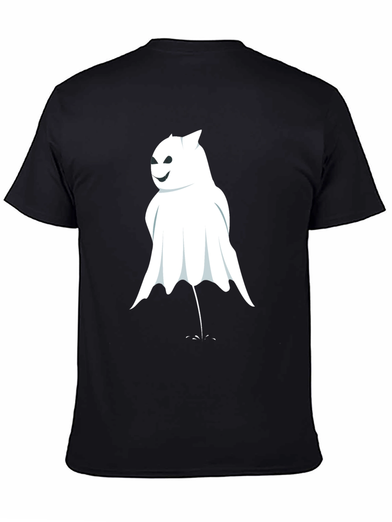 Black Ghostly Fun Black T-Shirt view 4