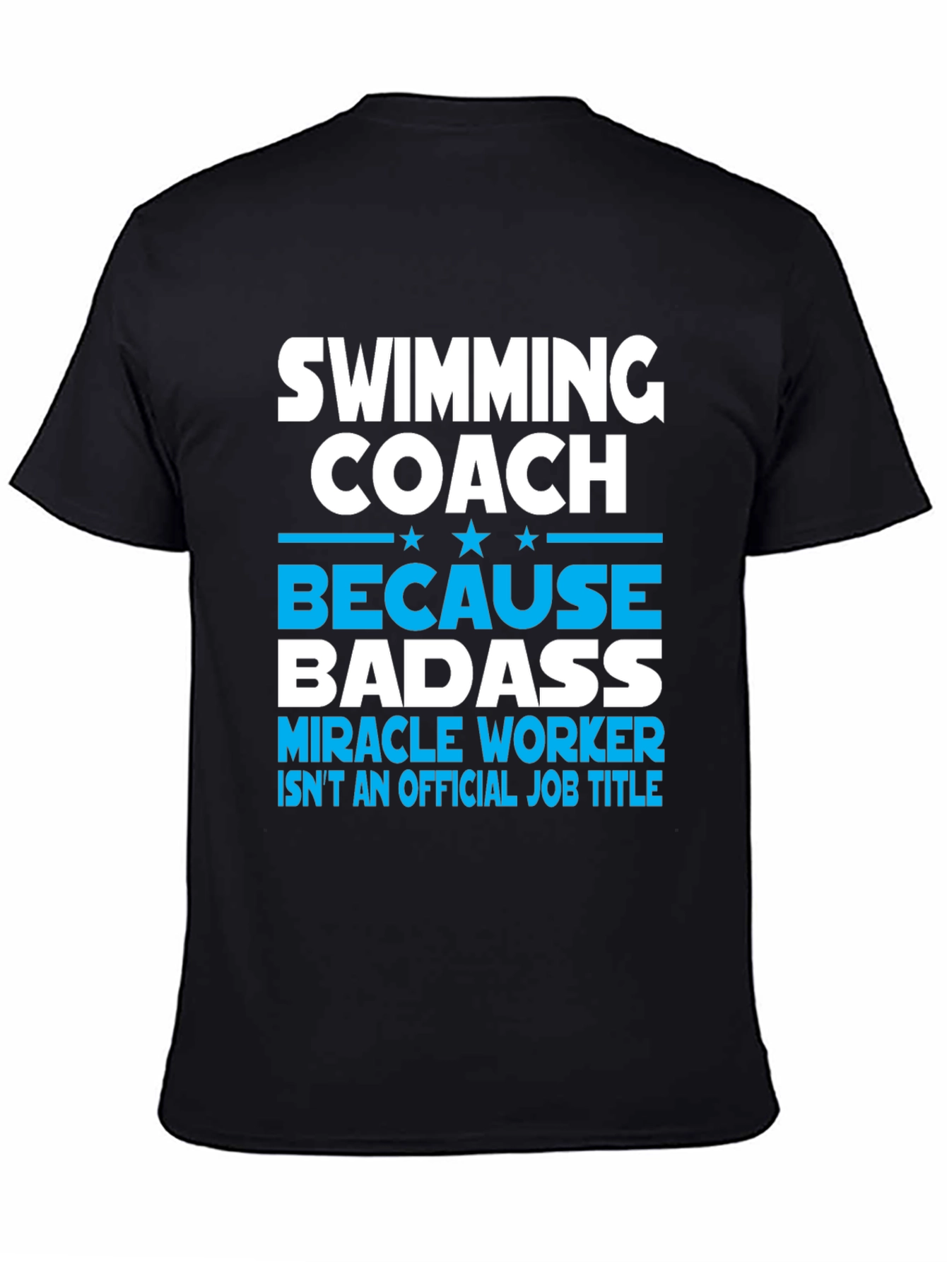 Swimming Coach Badass T-Shirt - 4