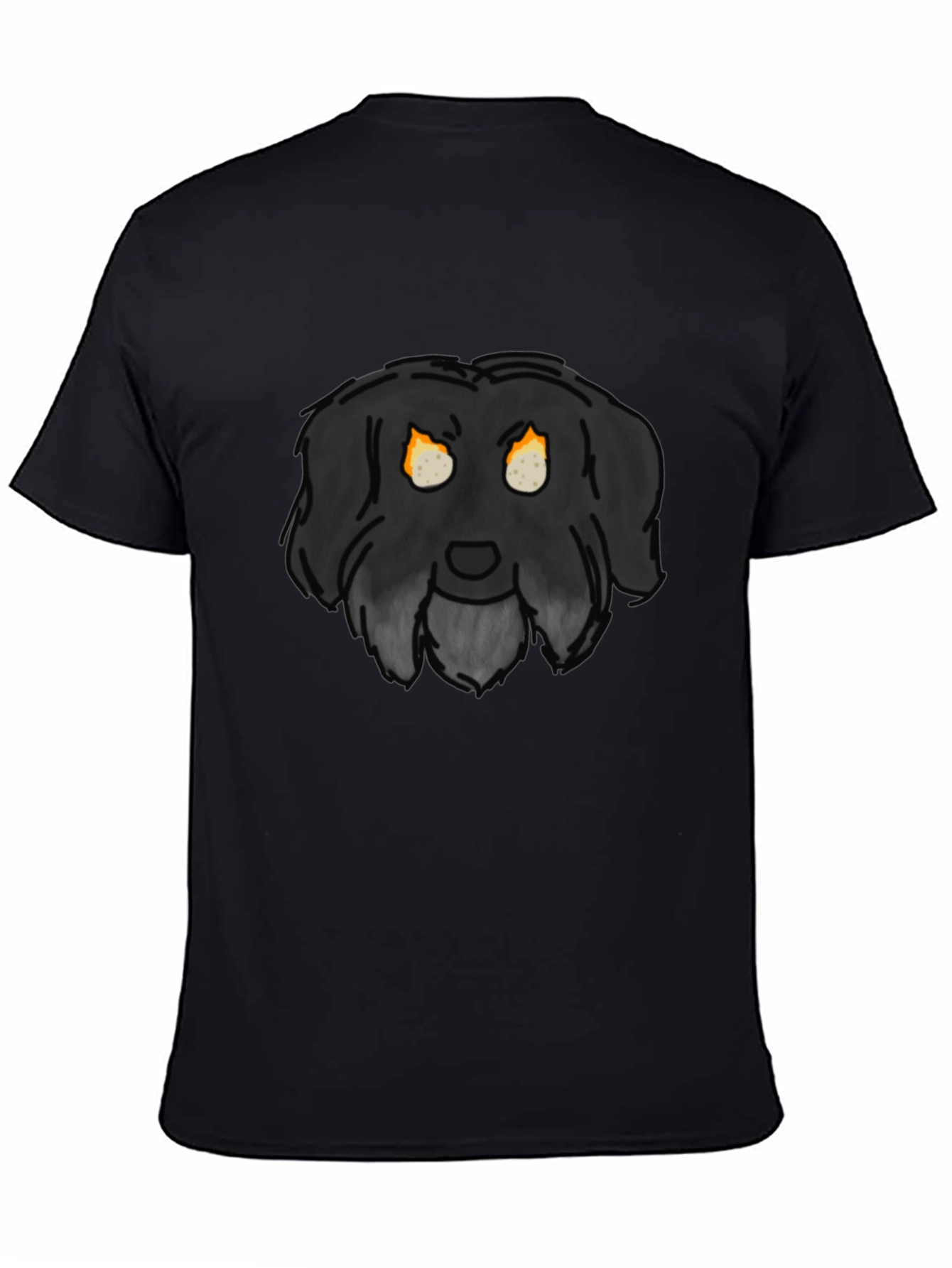 Black Black Dog Graphic T-Shirt view 4