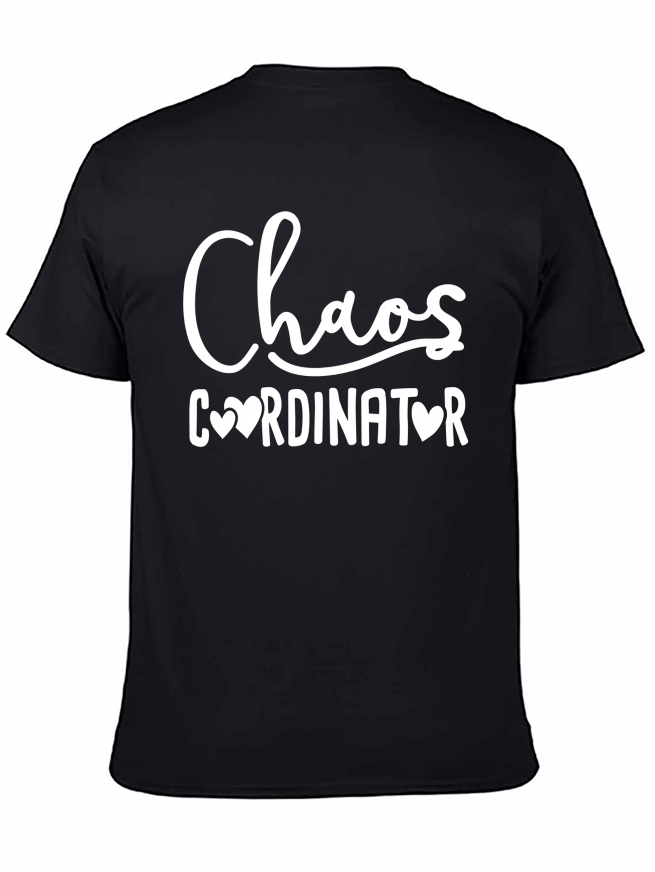 Black Chaos Coordinator Graphic Tee - Black T-Shirt view 4