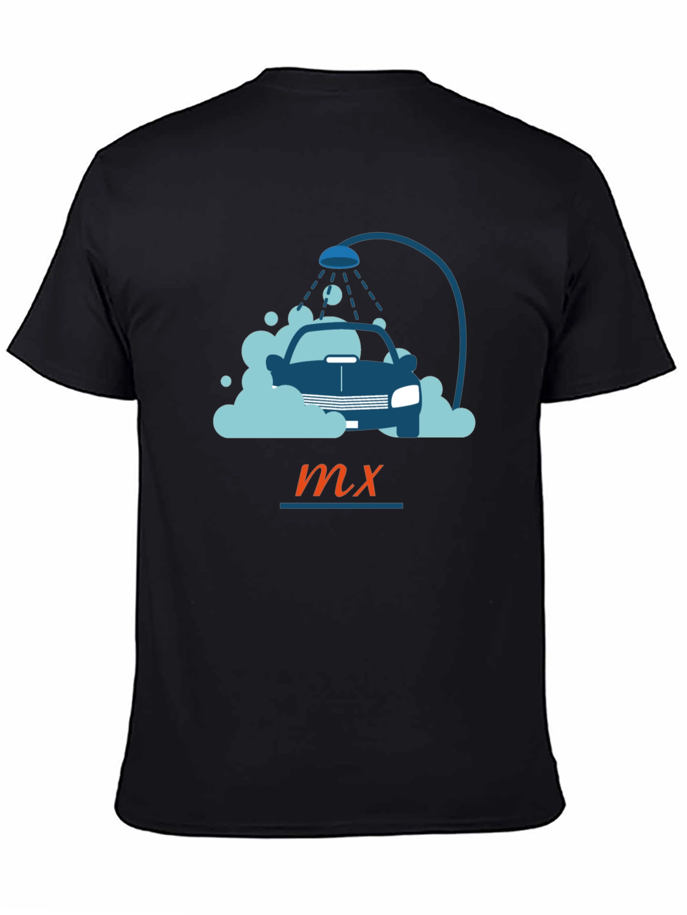 Black Black Car Wash Graphic T-Shirt view 4