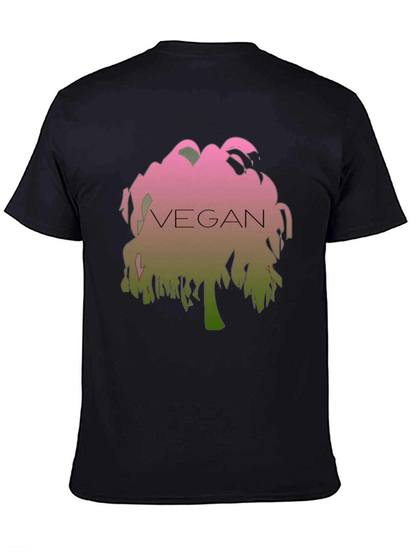 Black Vegan Graphic T-Shirt - Stylish and Comfortable view 4