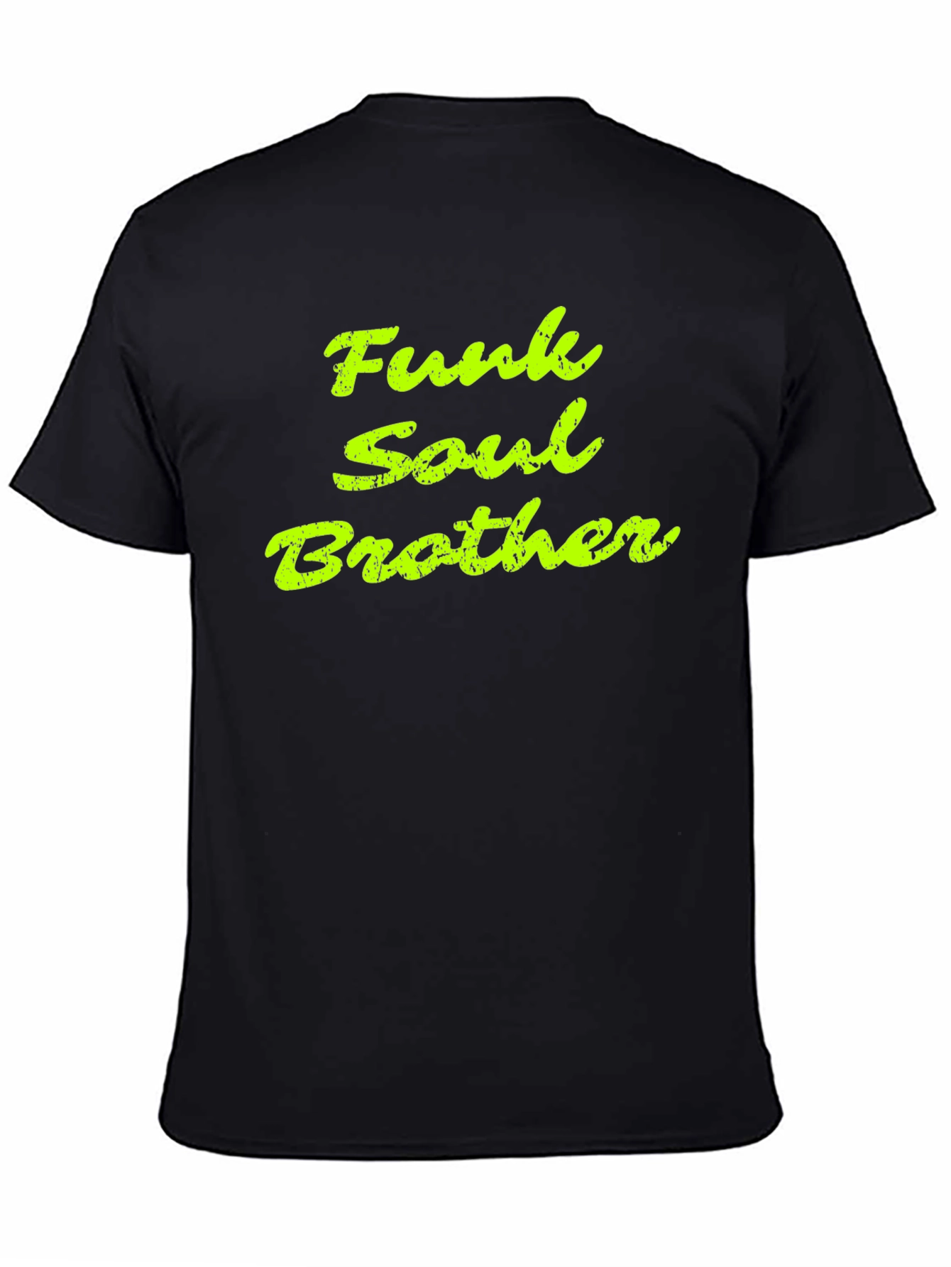 Black Funk Soul Brother Graphic Tee - Classic Black T-Shirt view 4