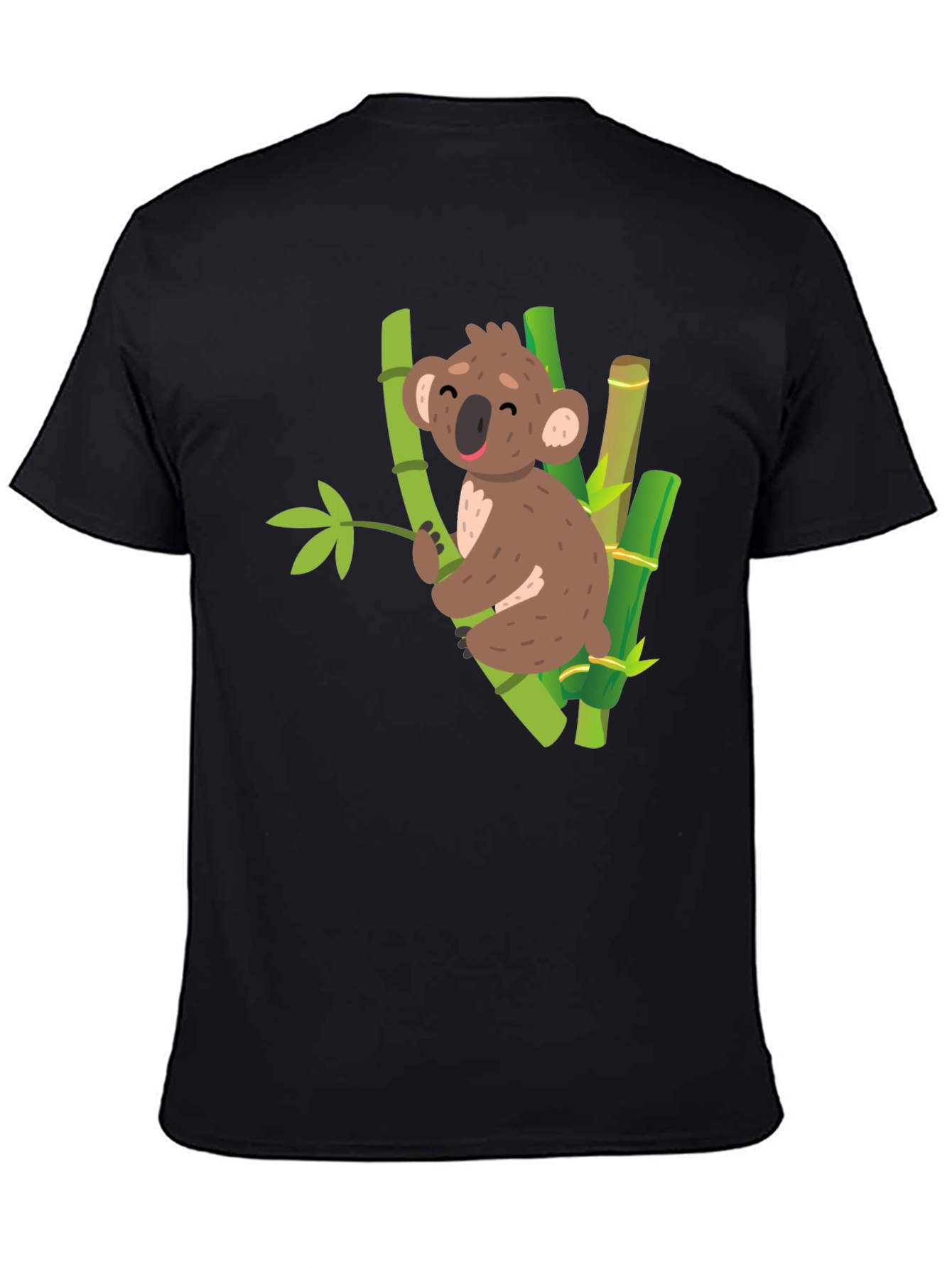 Black Koala Bamboo T-Shirt - Cute & Comfortable view 4