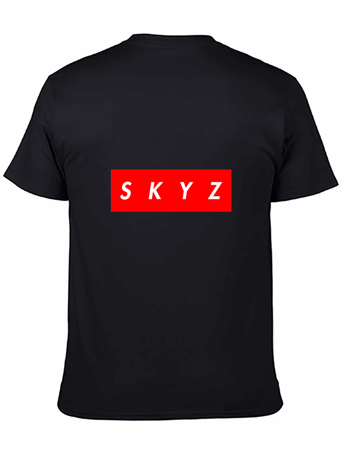 Black SKY Z Graphic Tee - Modern Streetwear view 4