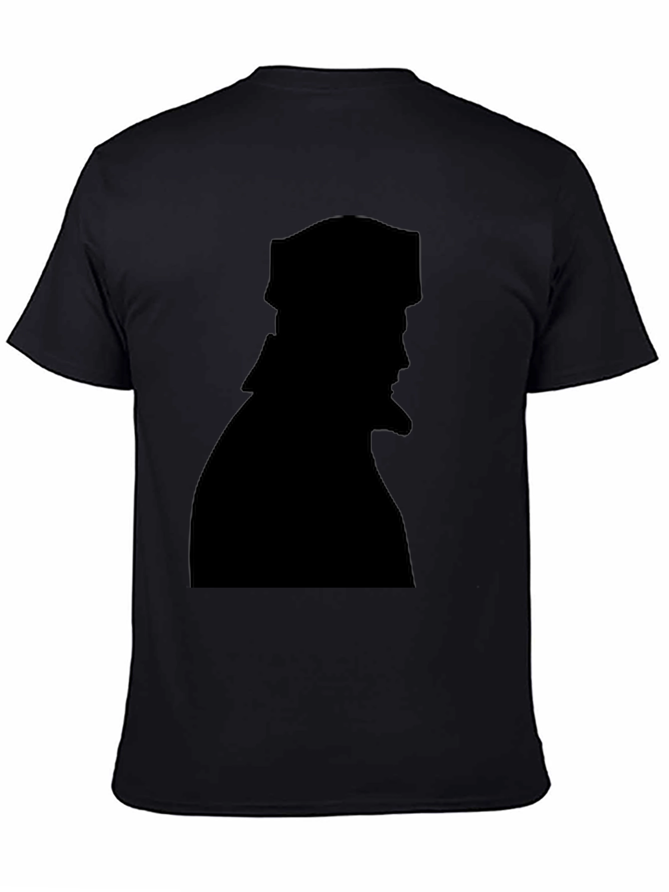 Black Silhouette Graphic Tee - Black view 4