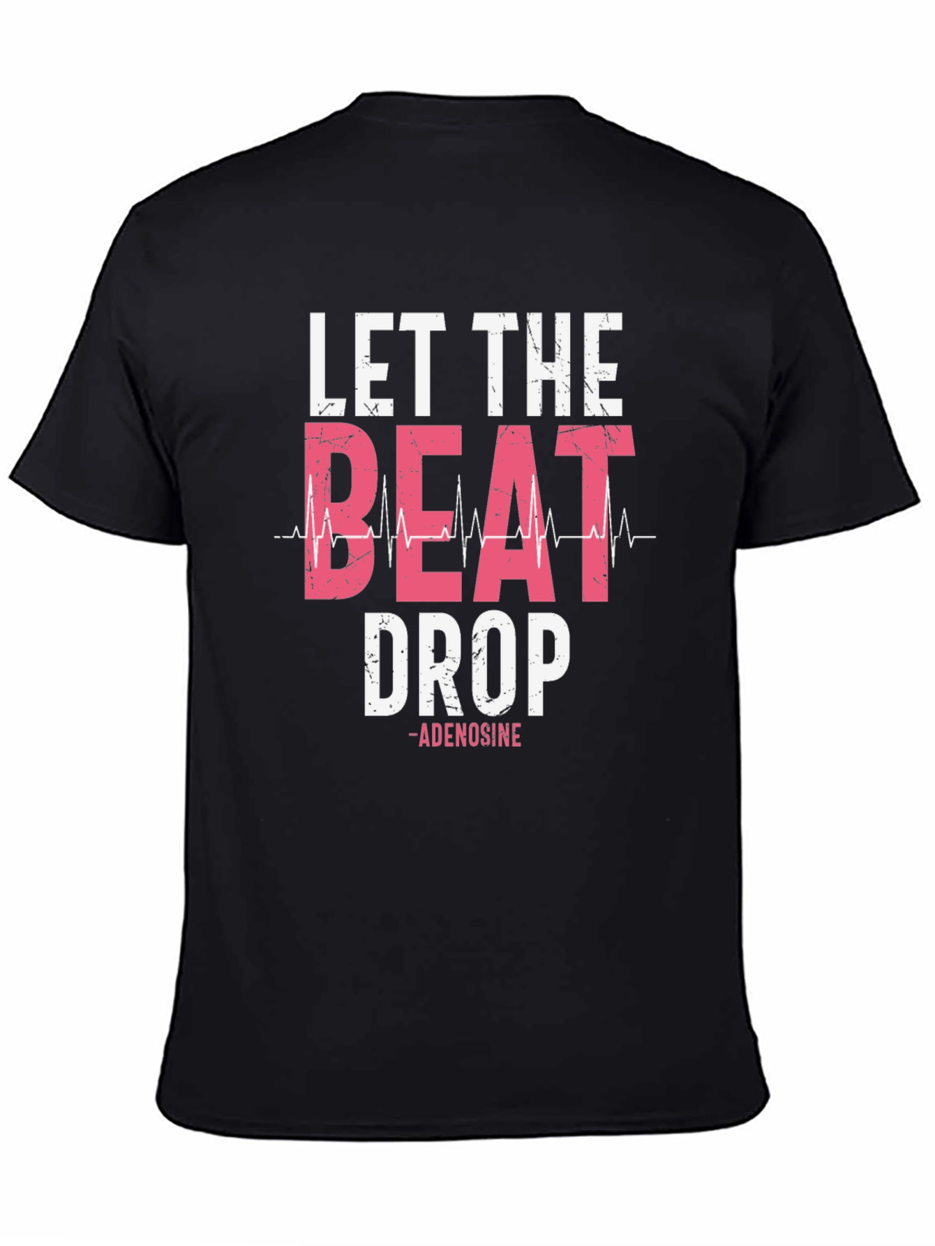 Black Let The Beat Drop T-Shirt Adenosine view 4