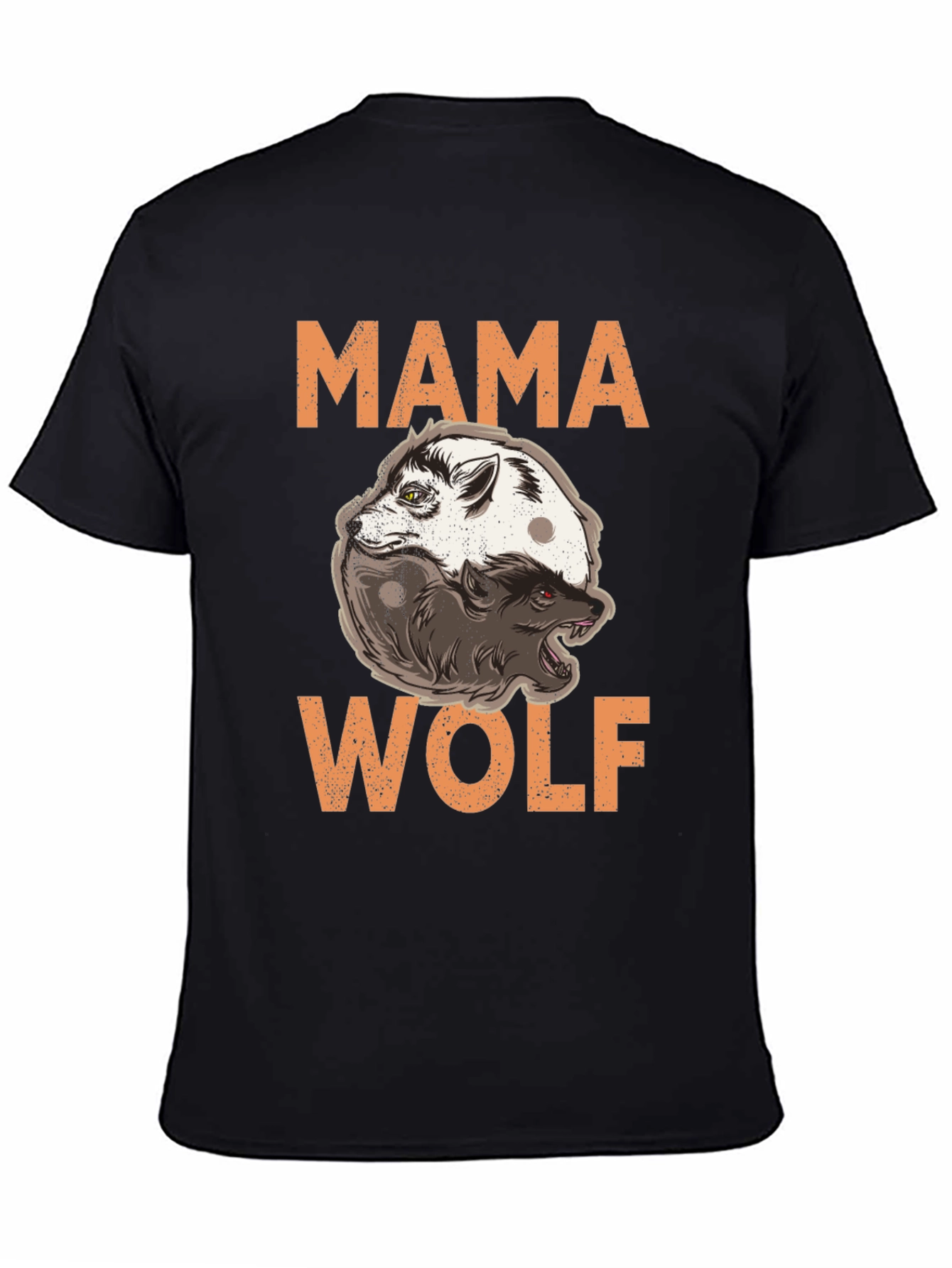Black Mama Wolf Graphic Tee view 4