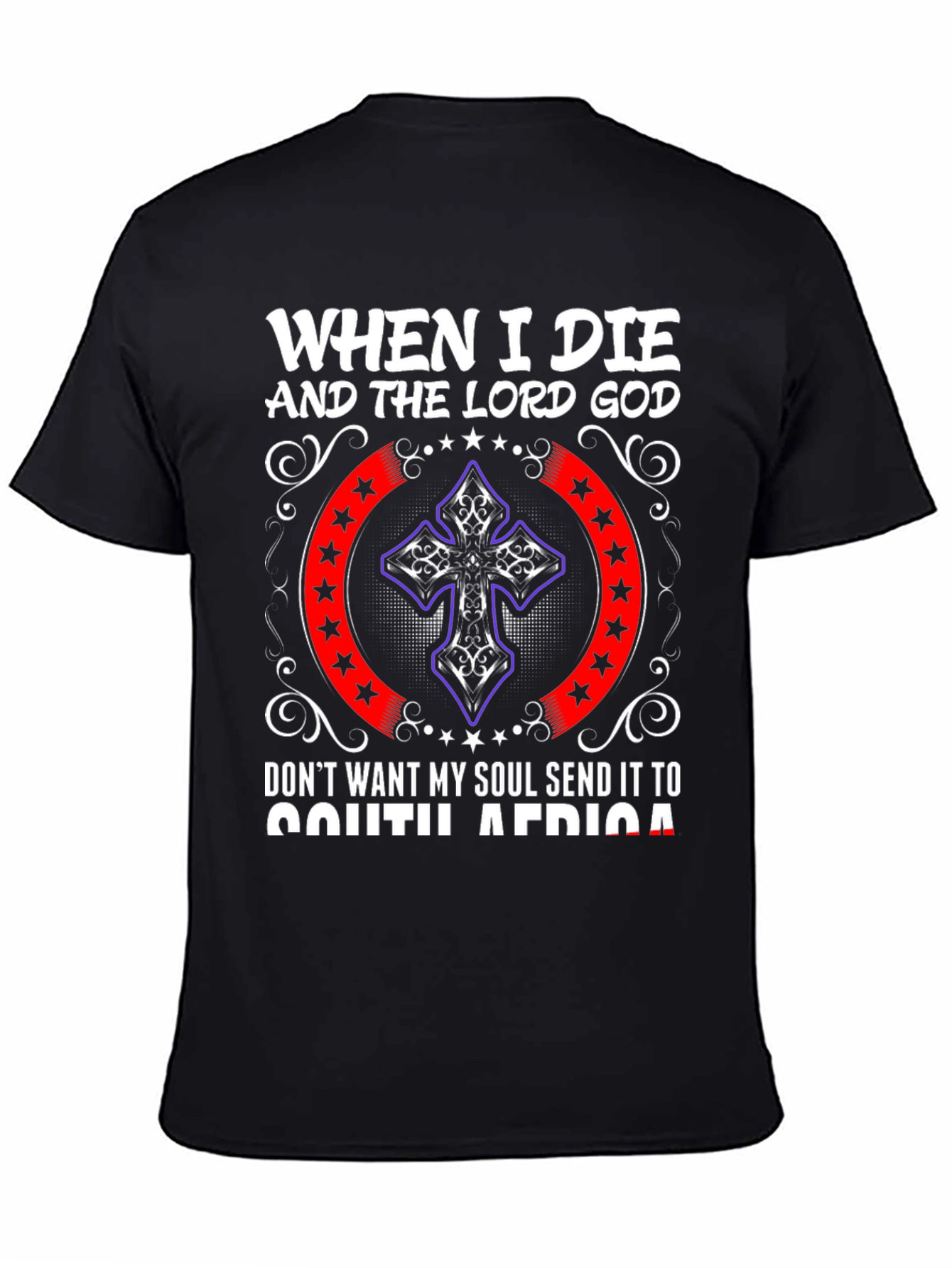 Black When I Die T-Shirt - South Africa view 4