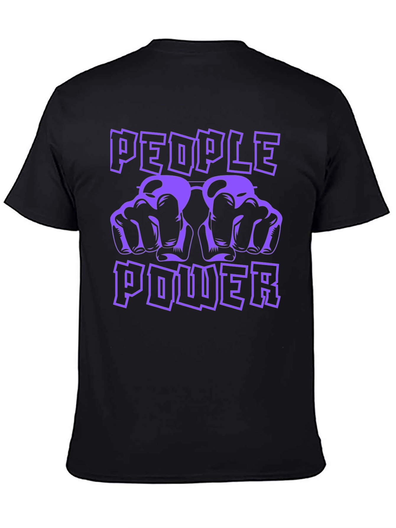 Black People Power Graphic T-Shirt - Bold Statement Tee view 4