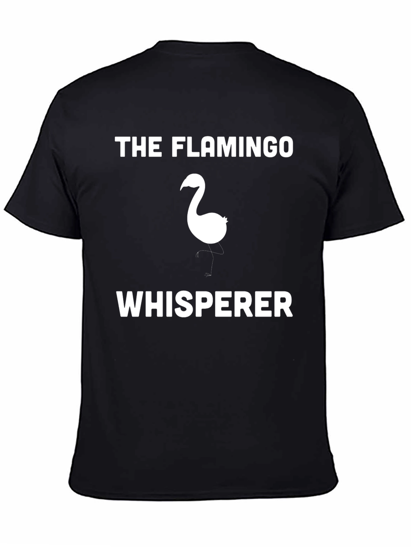 Black Flamingo Whisperer Graphic Tee view 4