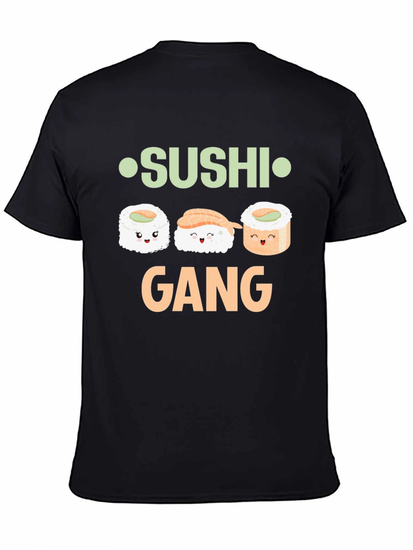 Black Sushi Gang T-Shirt view 4