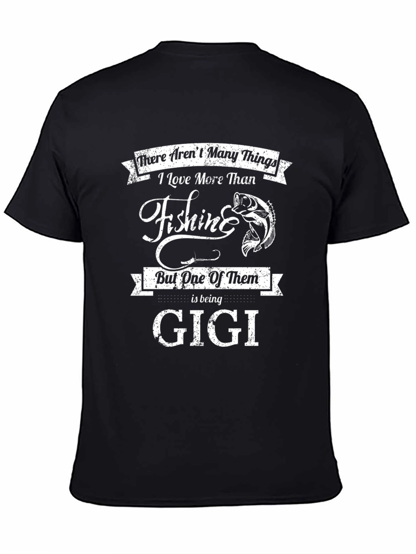 Black Fishing Gigi Graphic T-Shirt view 4