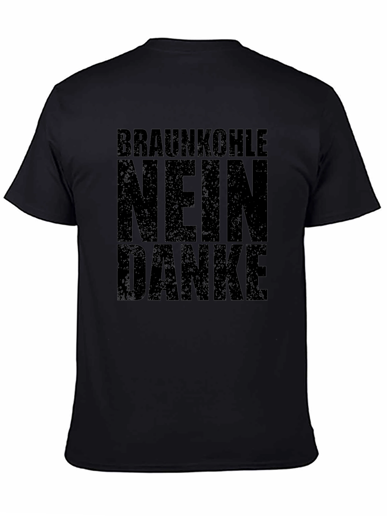 Black Braunkohle Nein Danke T-Shirt view 4