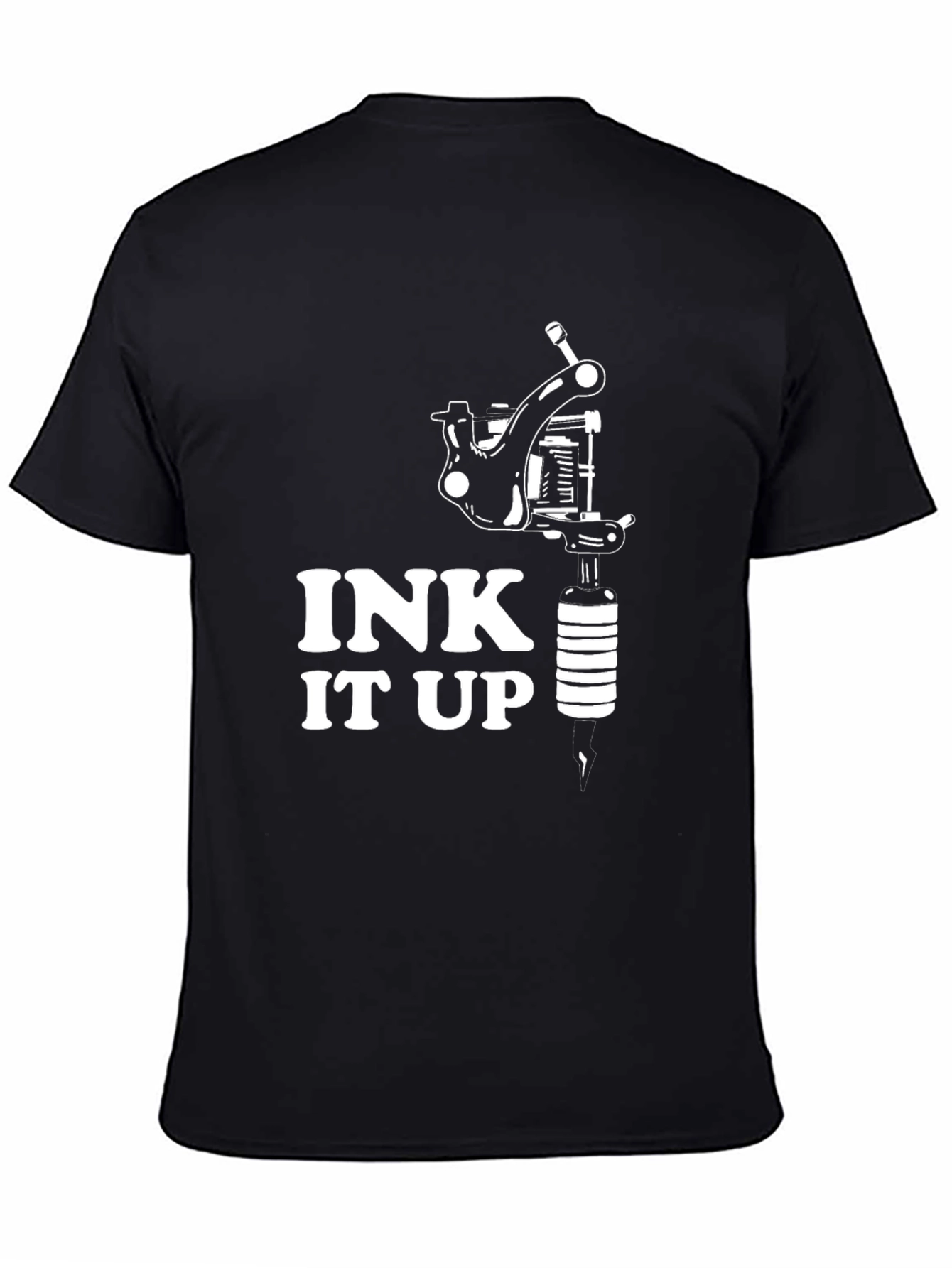 Black Ink It Up Tattoo T-Shirt - Black view 4
