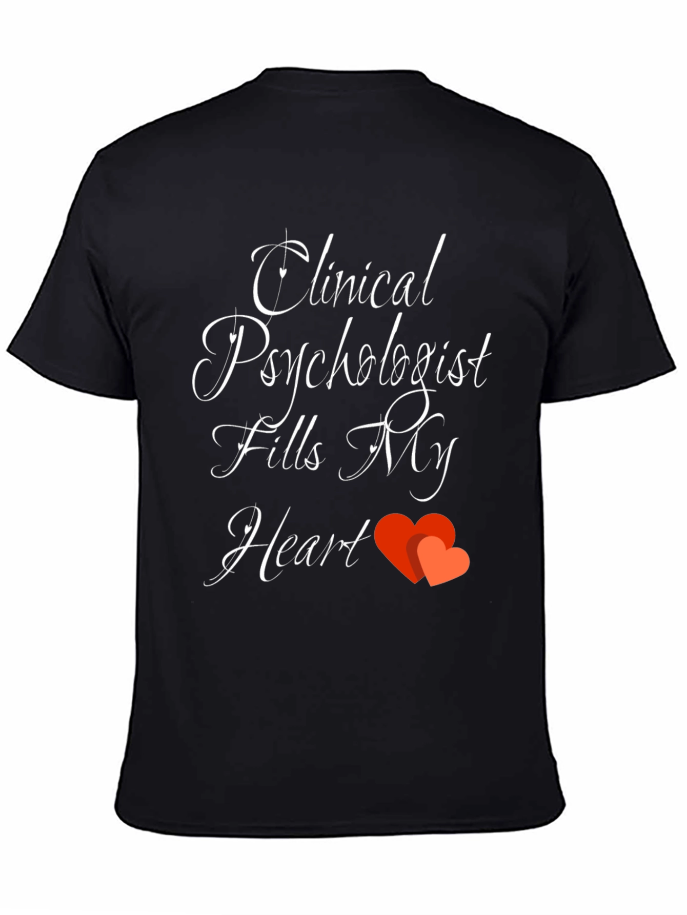 Black Clinical Psychologist Fills My Heart T-Shirt view 4