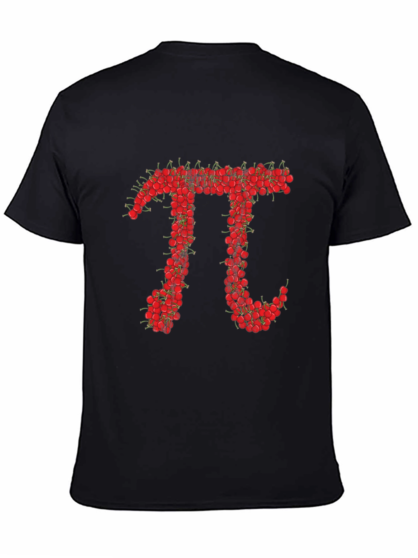 Black Cherry Pi Graphic Tee - Unique Math Lover T-Shirt view 4