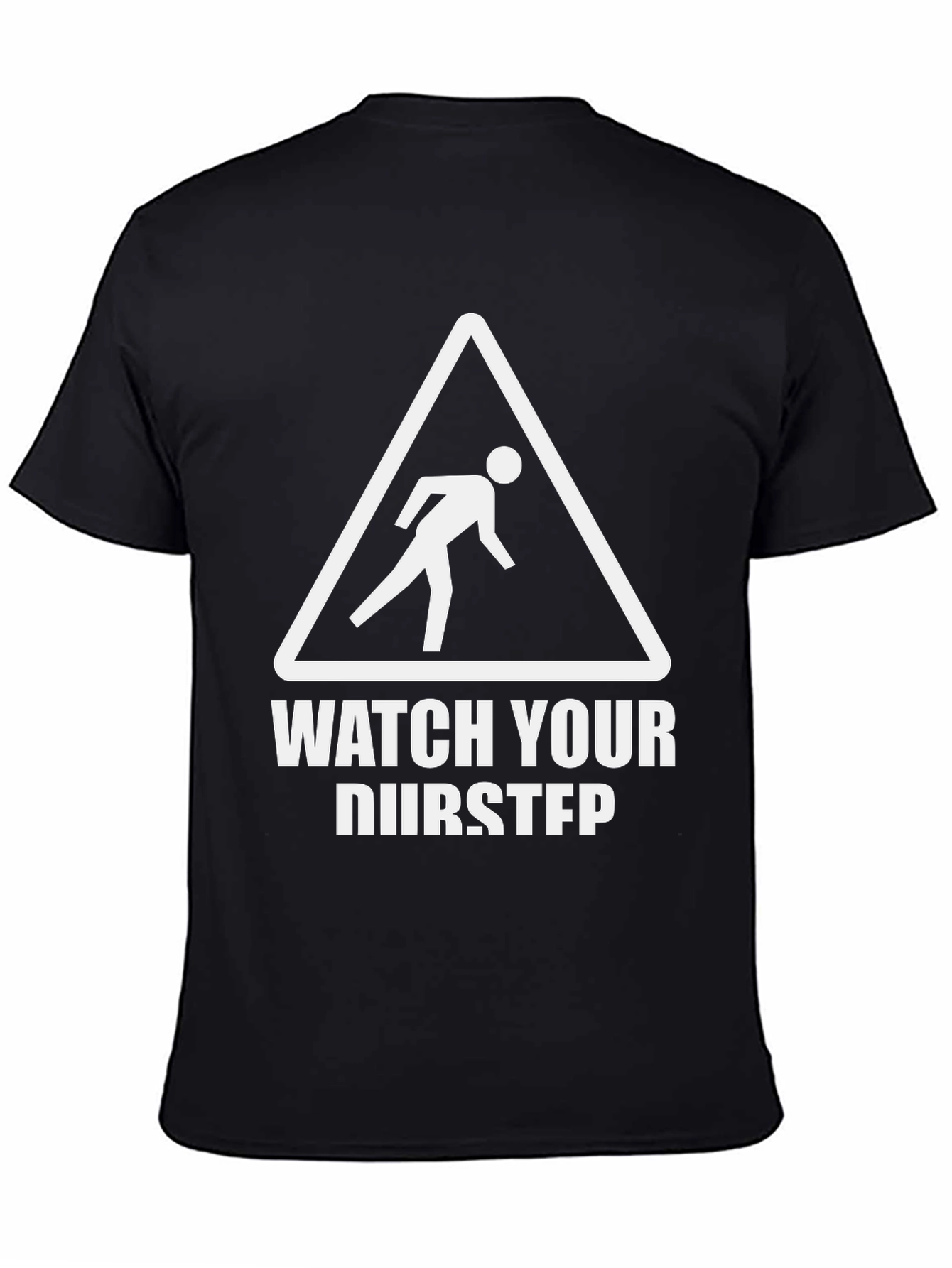 Black Watch Your Dubstep Black T-Shirt view 4
