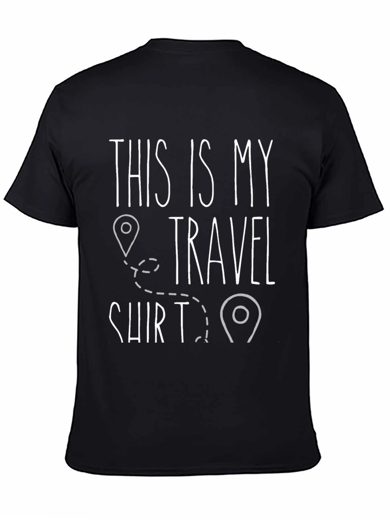 Black This is My Travel Shirt - Funny Vacation Tee view 4