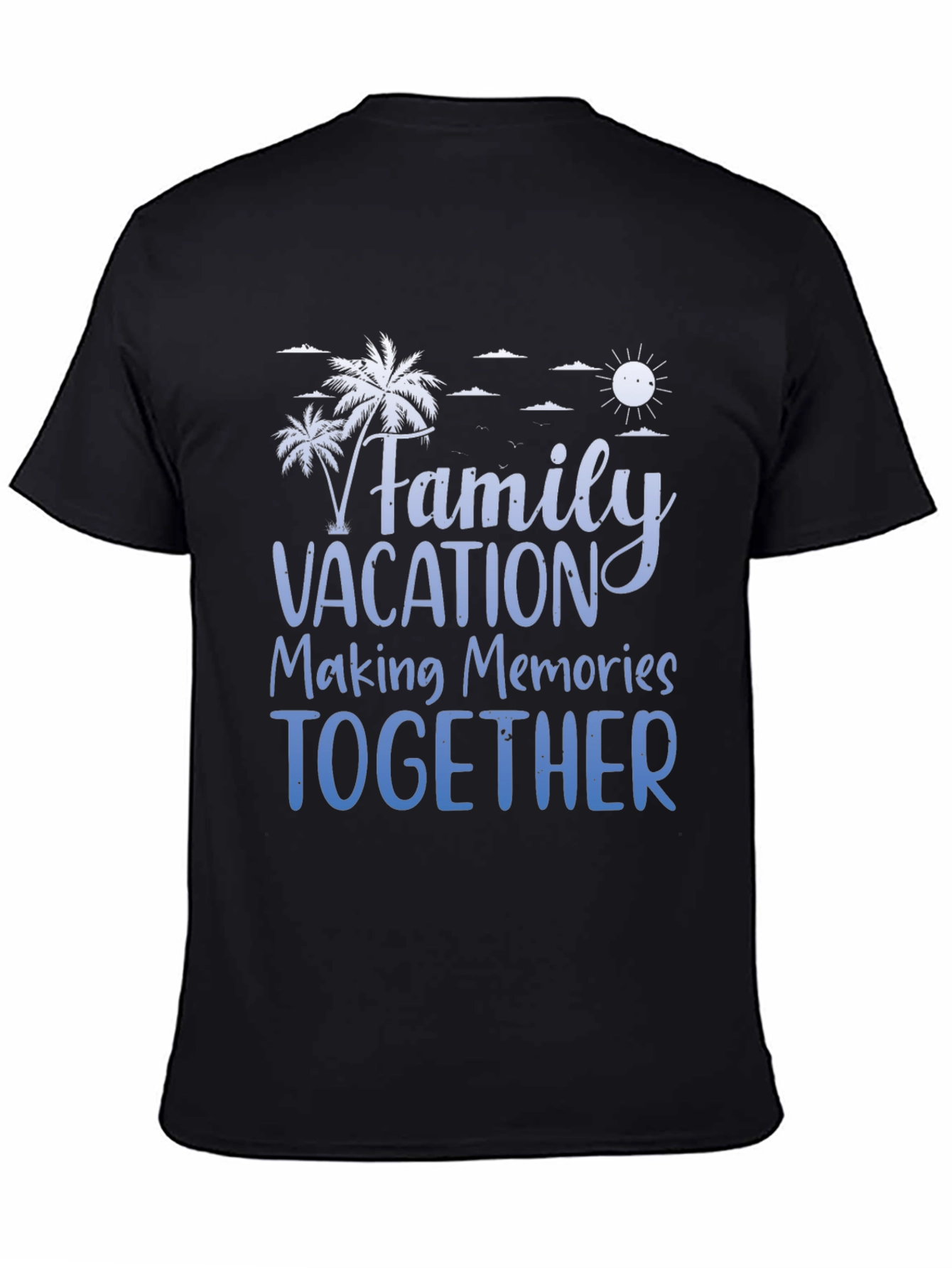 Black Family Vacation T-Shirt: Making Memories Together view 4
