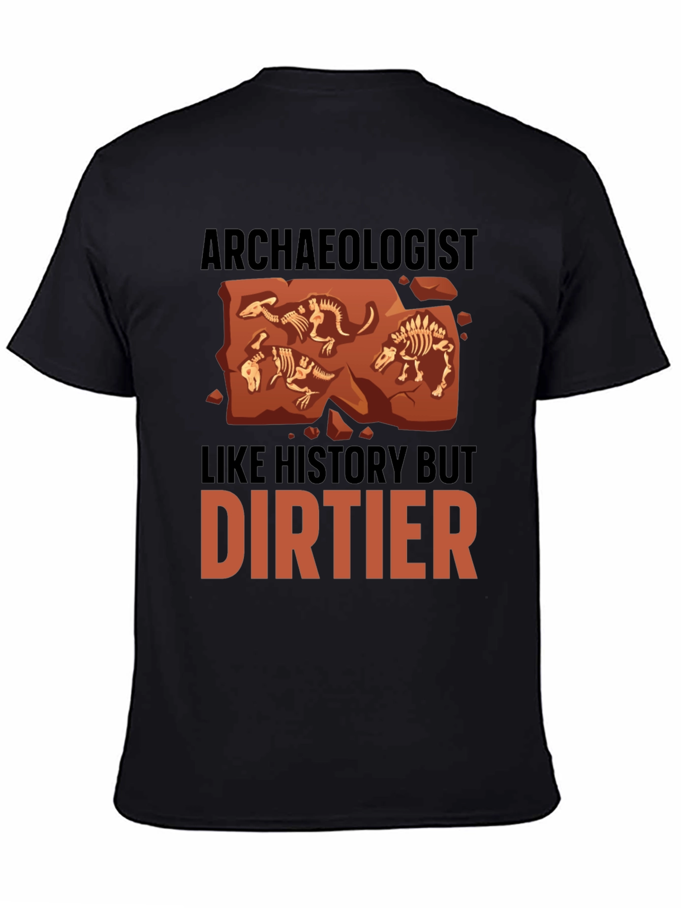Black Archaeologist T-Shirt - History But Dirtier view 4