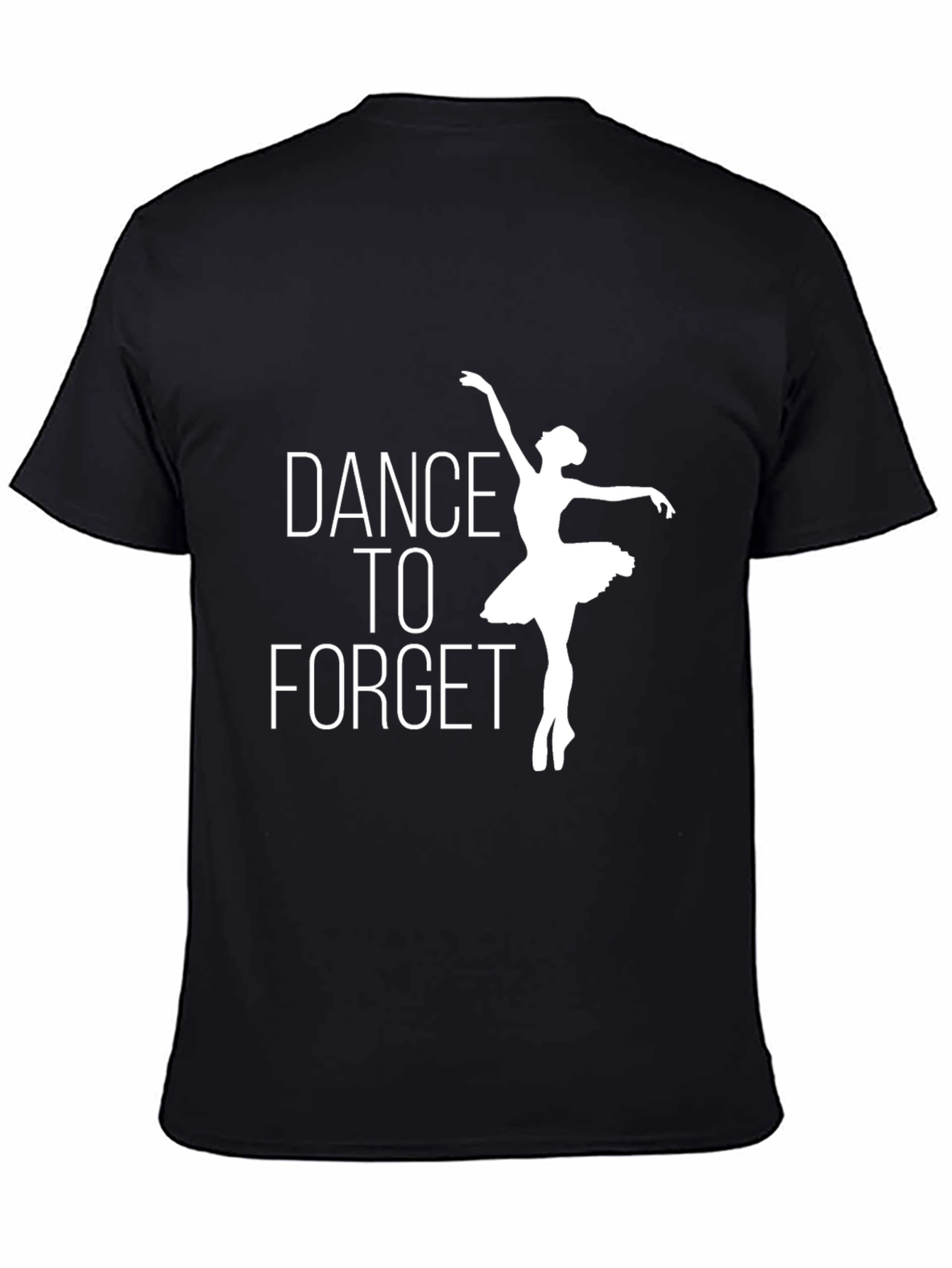 Black Dance to Forget Graphic T-Shirt view 4