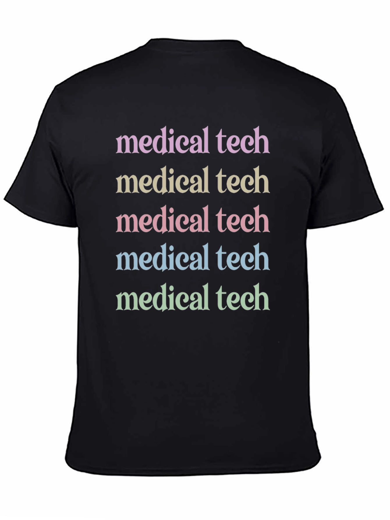 Black Medical Tech Graphic Tee view 4