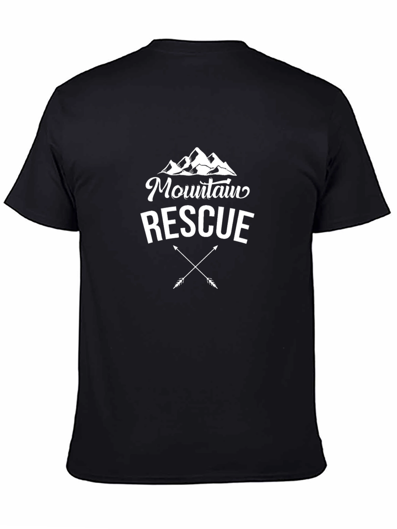 Black Mountain Rescue Tee - Adventure Ready Graphic T-Shirt view 4