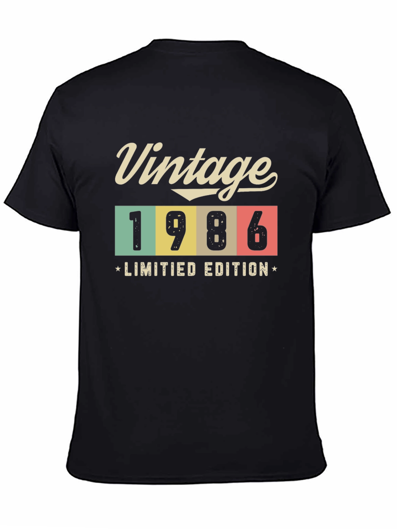 Black Vintage 1986 Limited Edition Graphic Tee view 4
