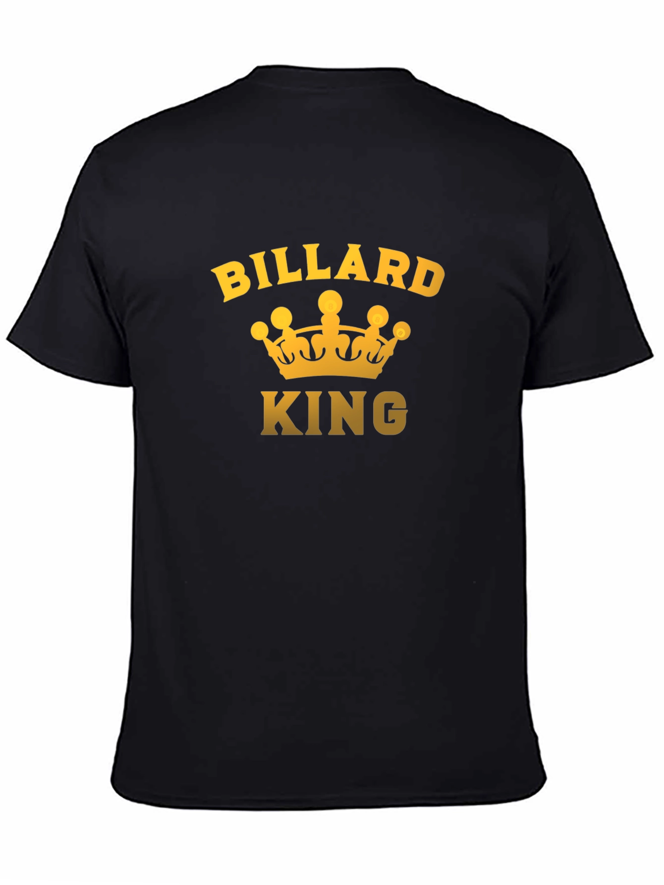 Black Billard King Black T-Shirt view 4