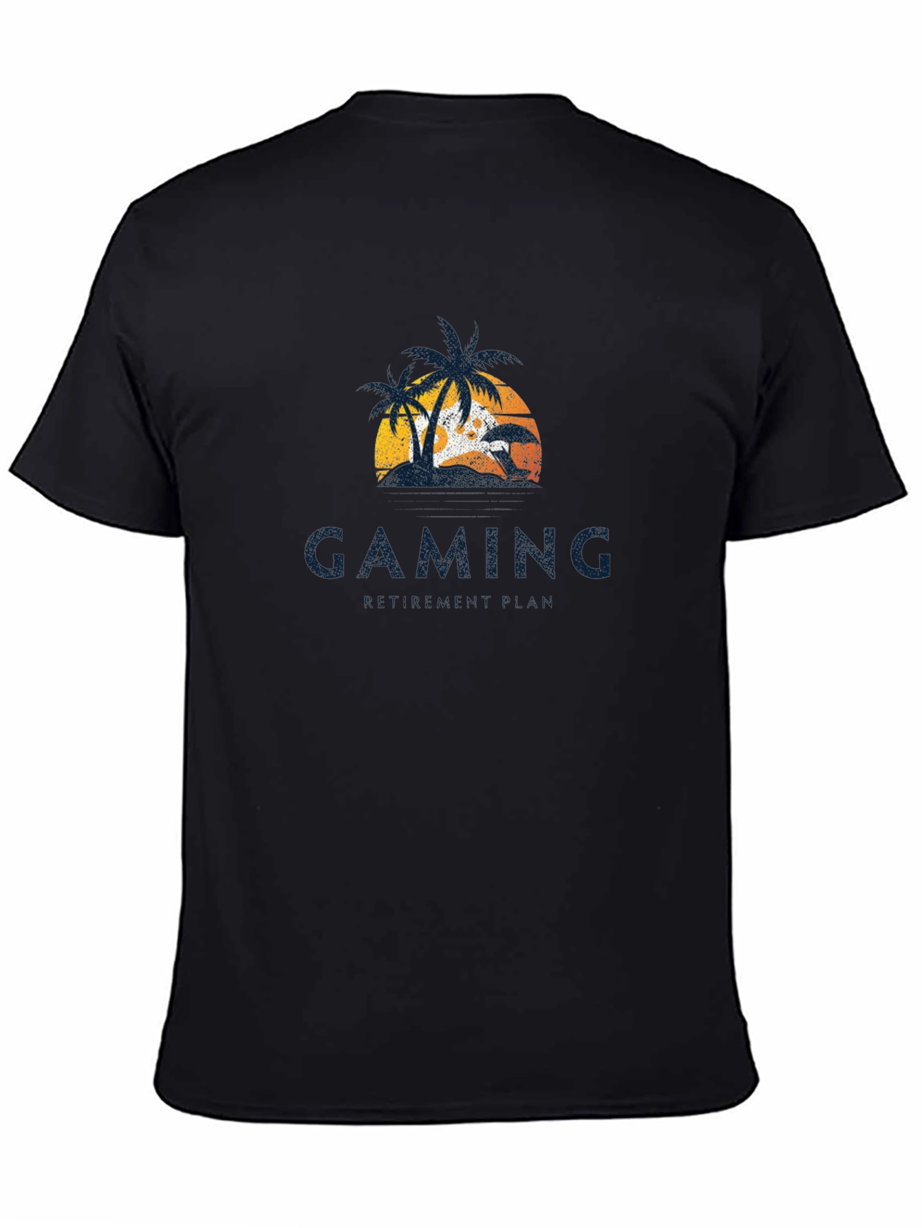 Black Gaming Paradise Black T-Shirt view 4