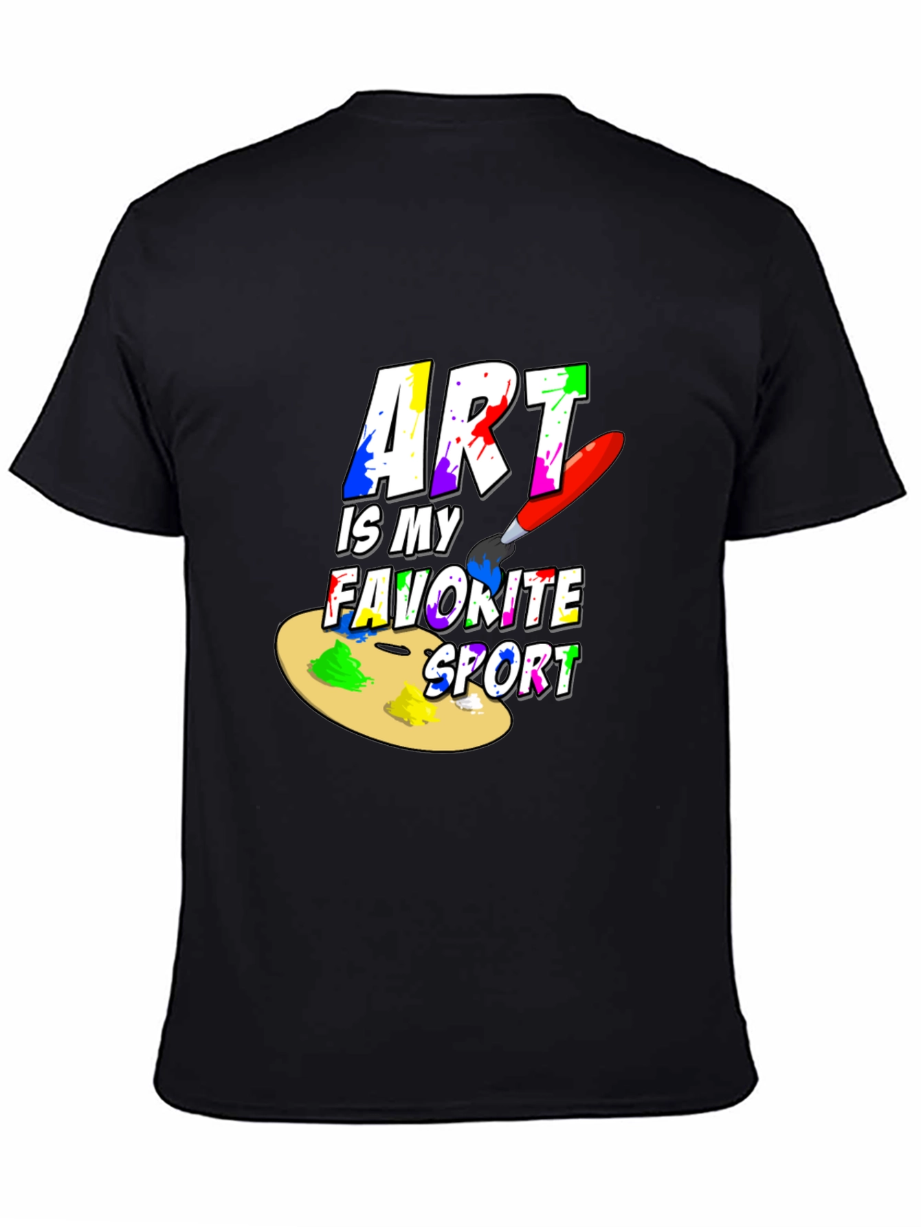 Black Art is My Favorite Sport T-Shirt view 4