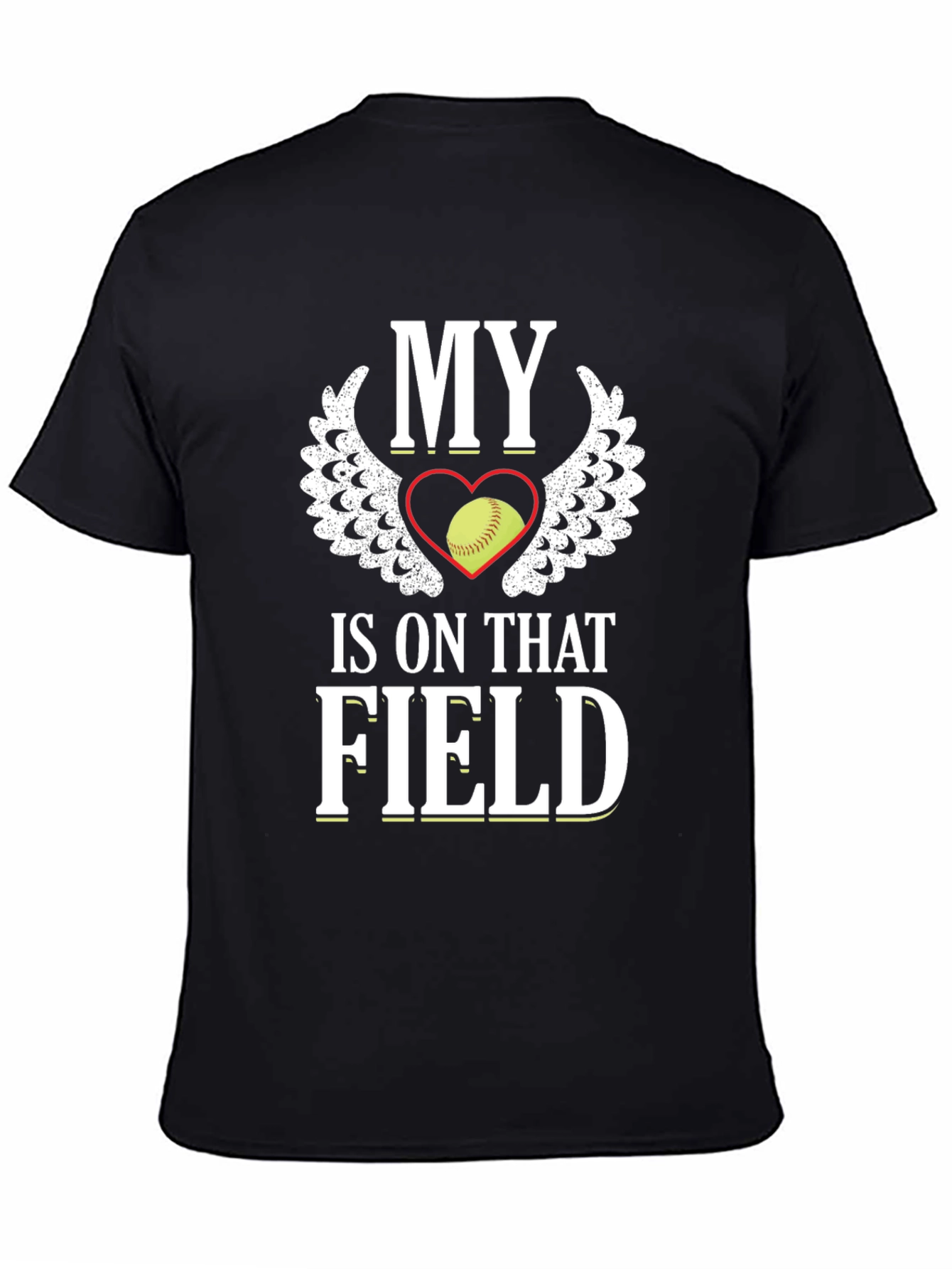 Black My Heart is on That Field Tee view 4