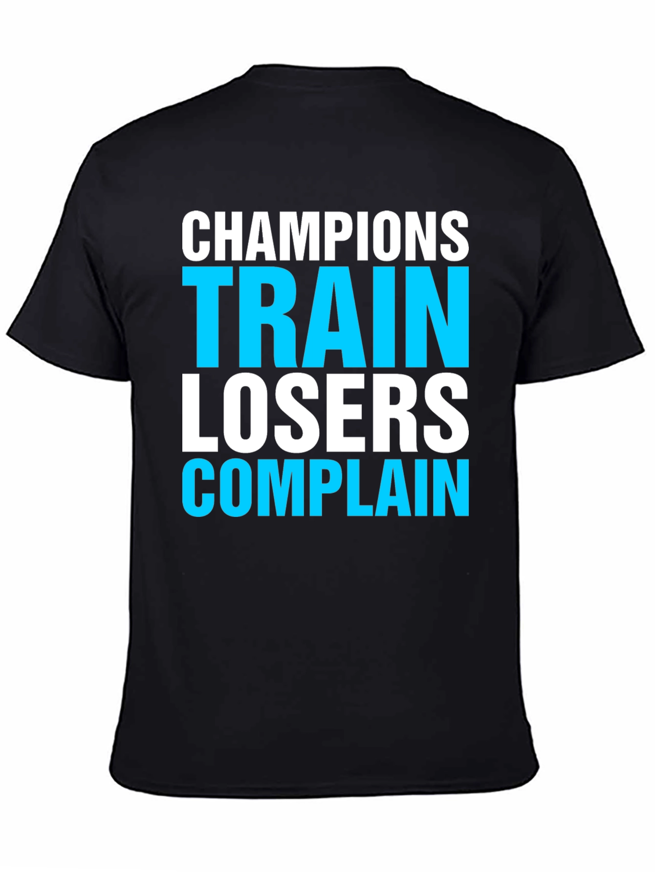 Black Champion Motivational T-Shirt view 4
