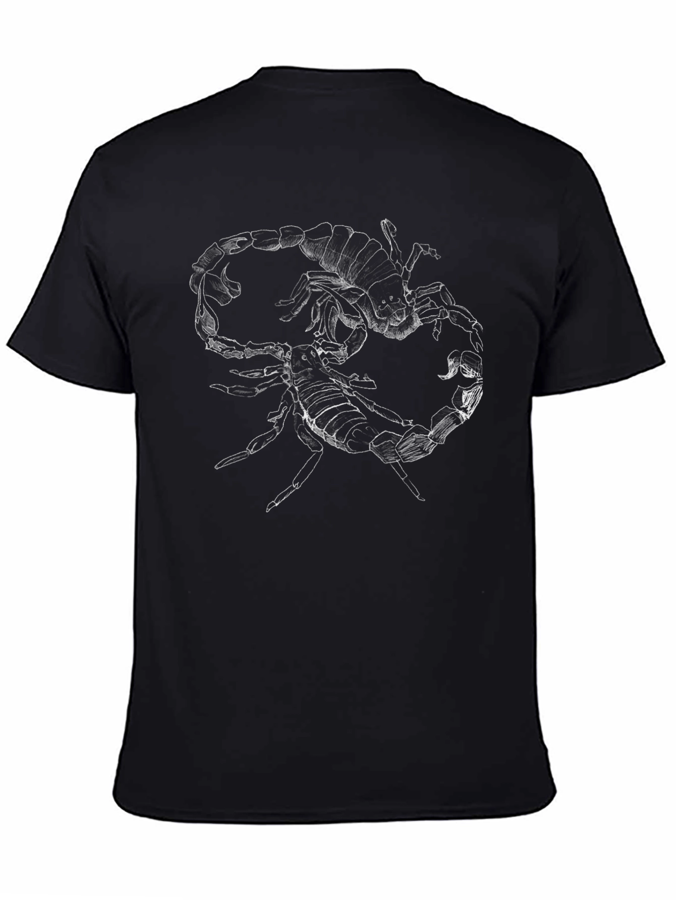 Black Scorpion Graphic Tee - Black Cotton view 4