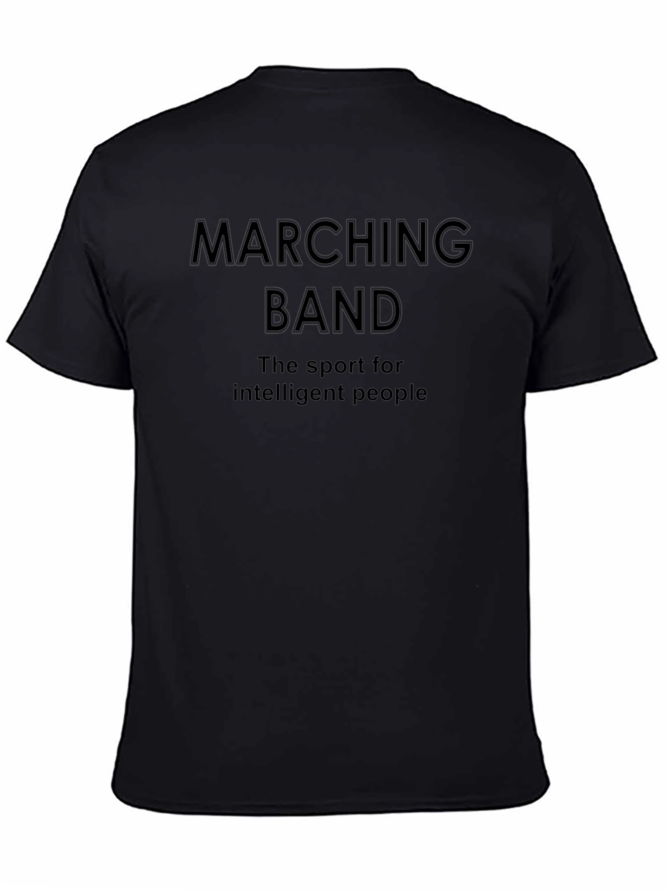 Black Marching Band: The Sport for Intelligent People T-Shirt view 4