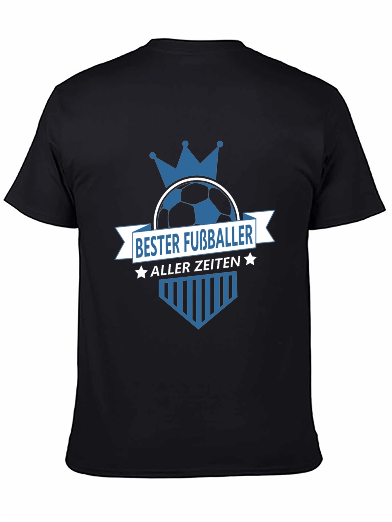 Black Bester Fussballer T-Shirt - Black view 4