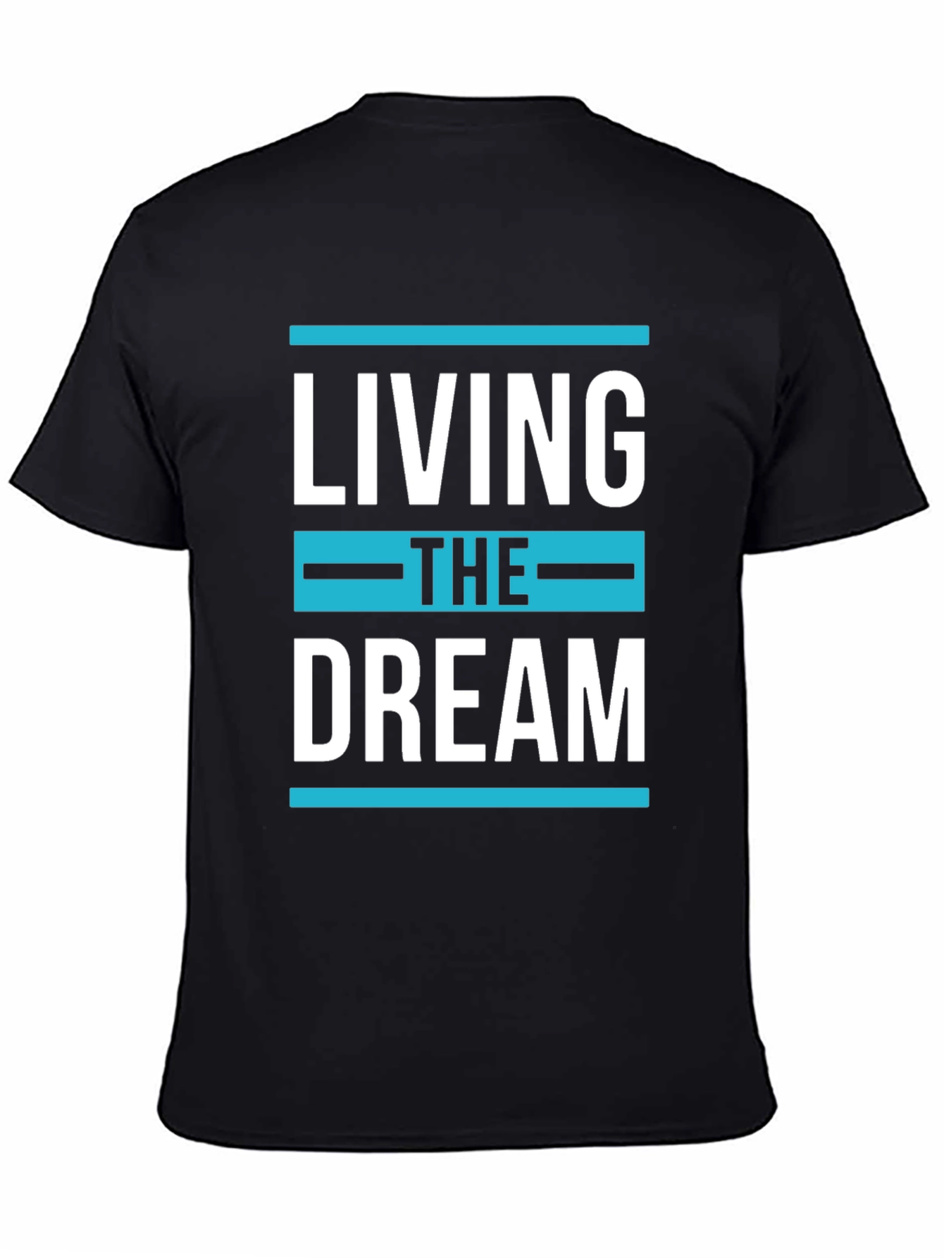 Black Living The Dream Graphic T-Shirt view 4