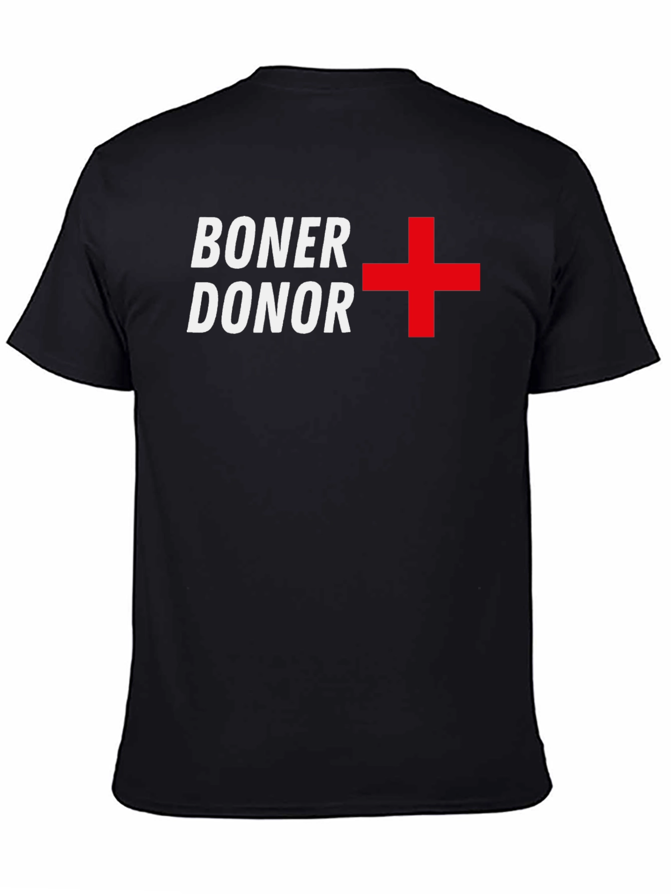 Black Boner Donor Black Humor T-Shirt view 4