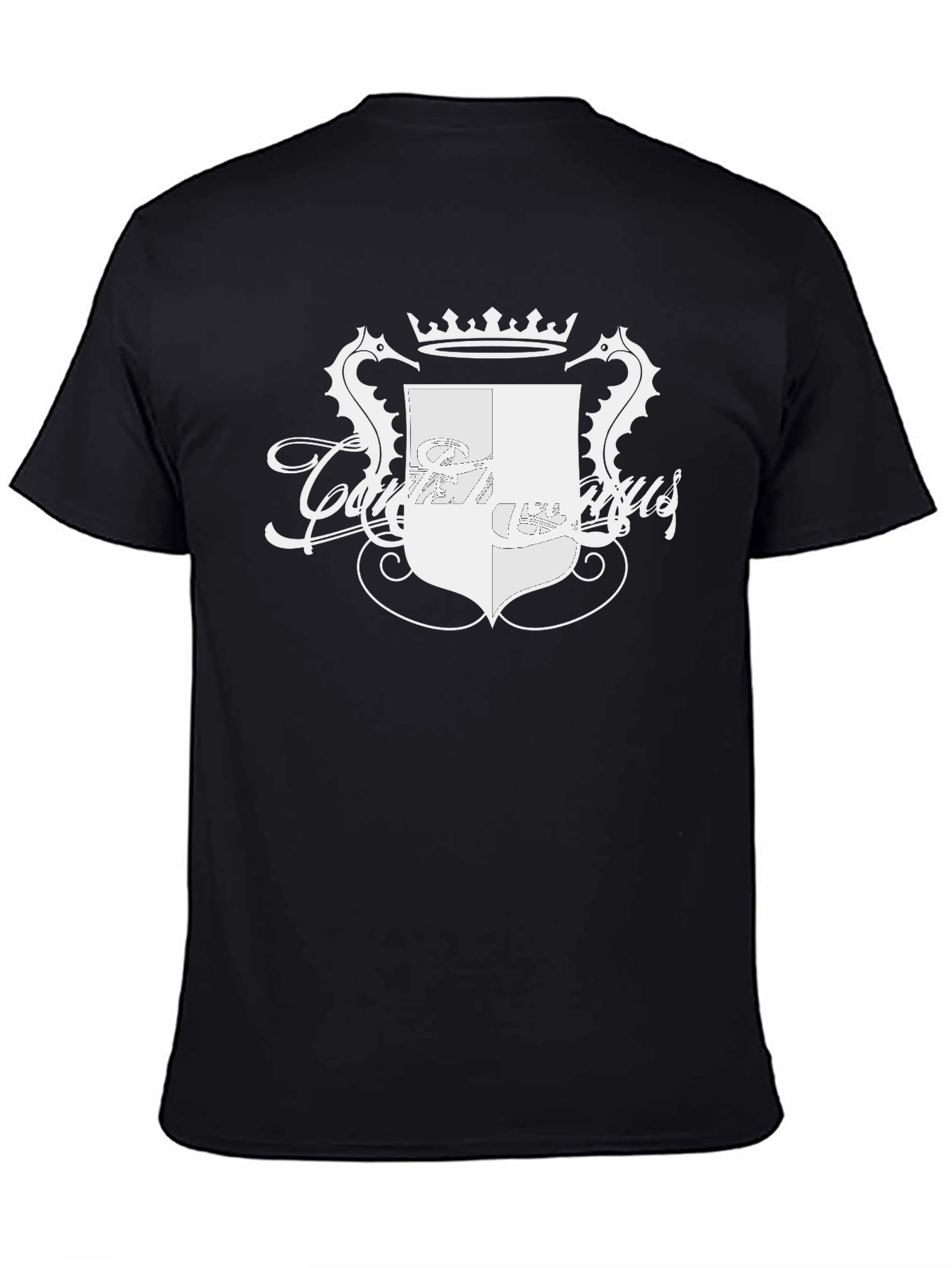 Black Couriamus Black Graphic Tee view 4