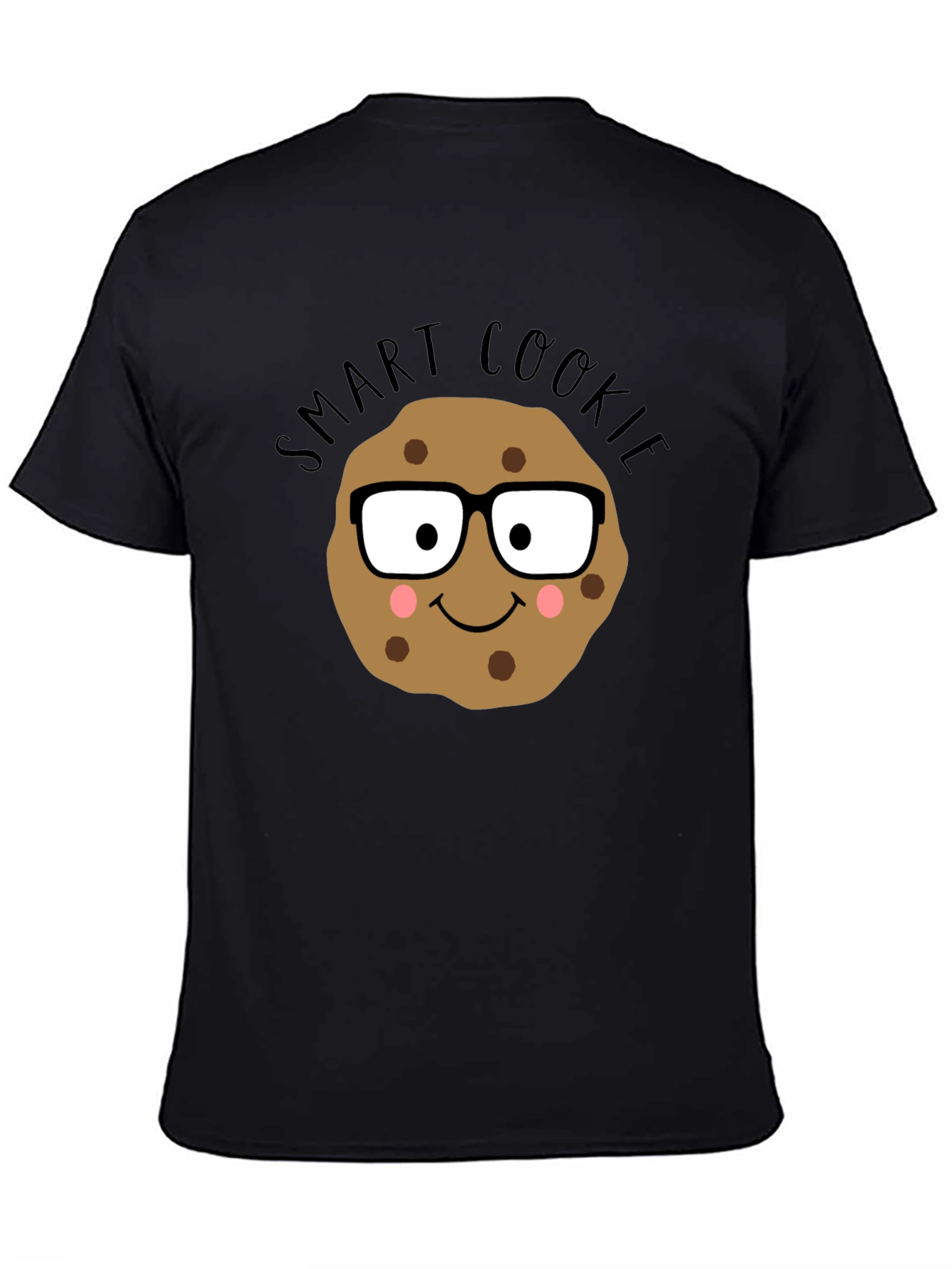Black Smart Cookie T-Shirt: Funny Geeky Tee view 4