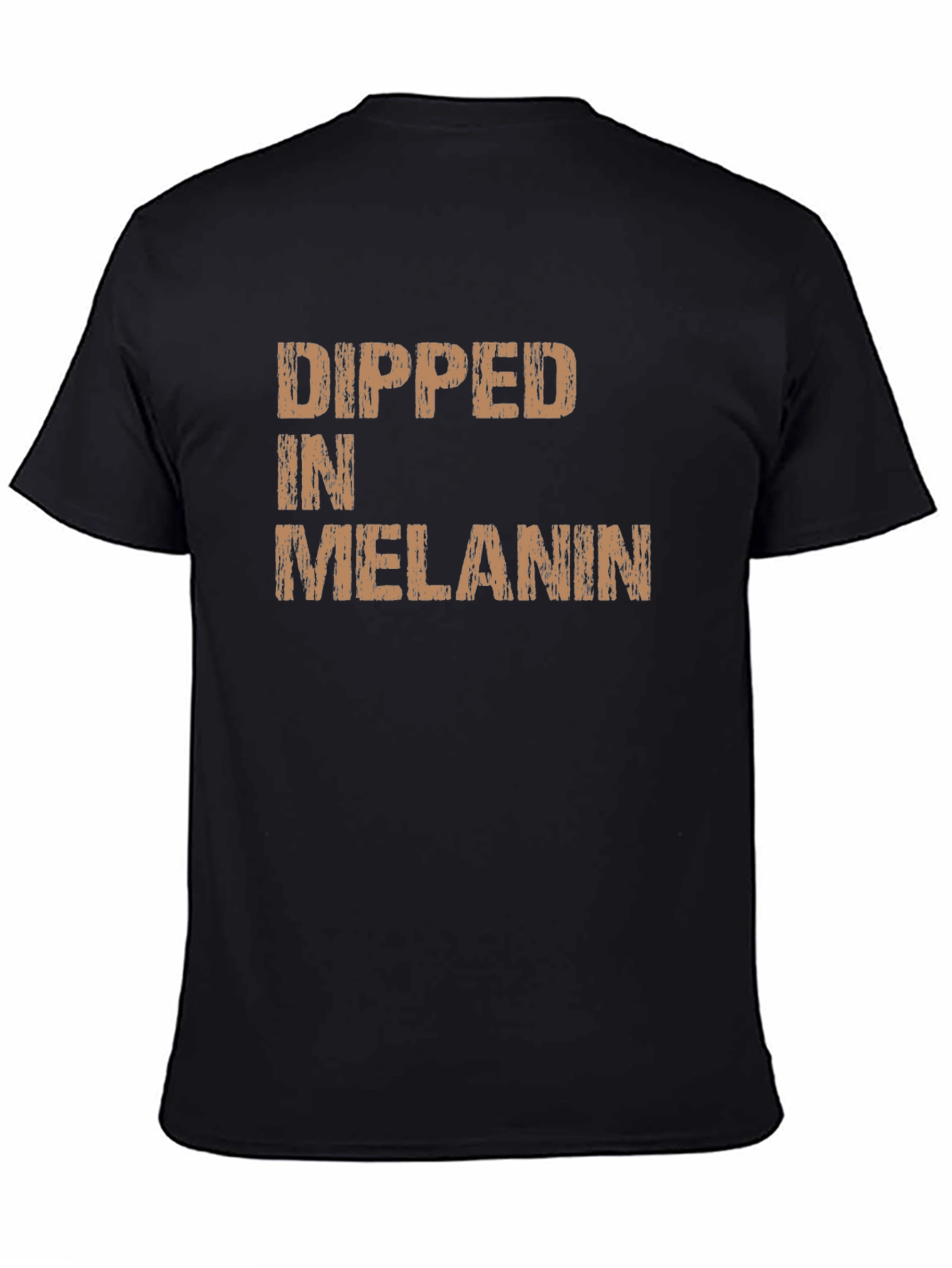 Black Dipped in Melanin Black Graphic Tee view 4