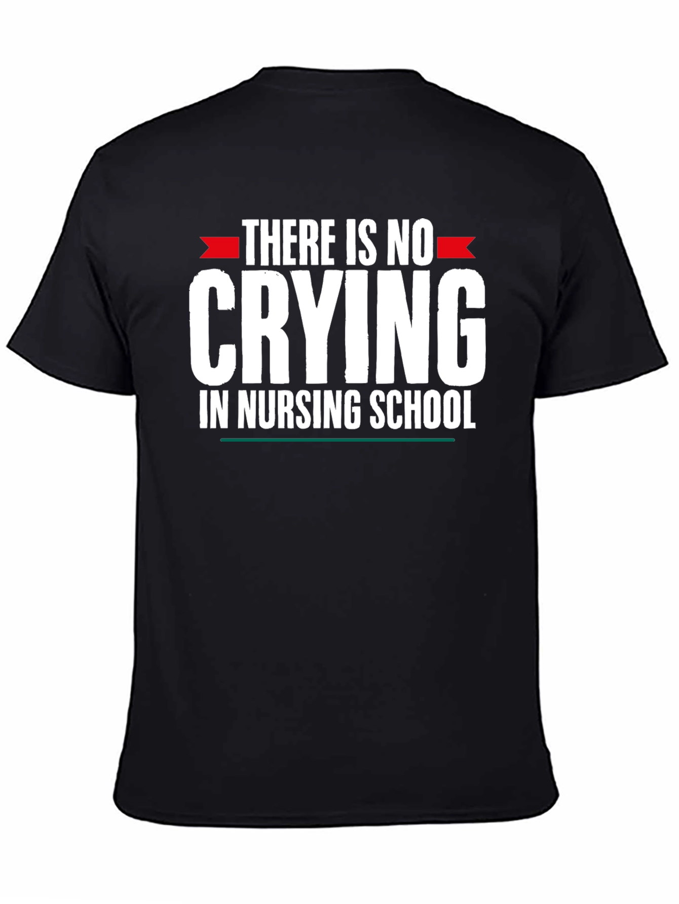Black Nursing School Funny T-Shirt view 4