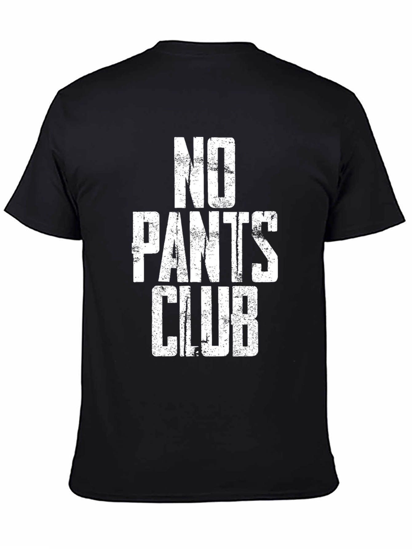 Black No Pants Club Graphic Tee view 4