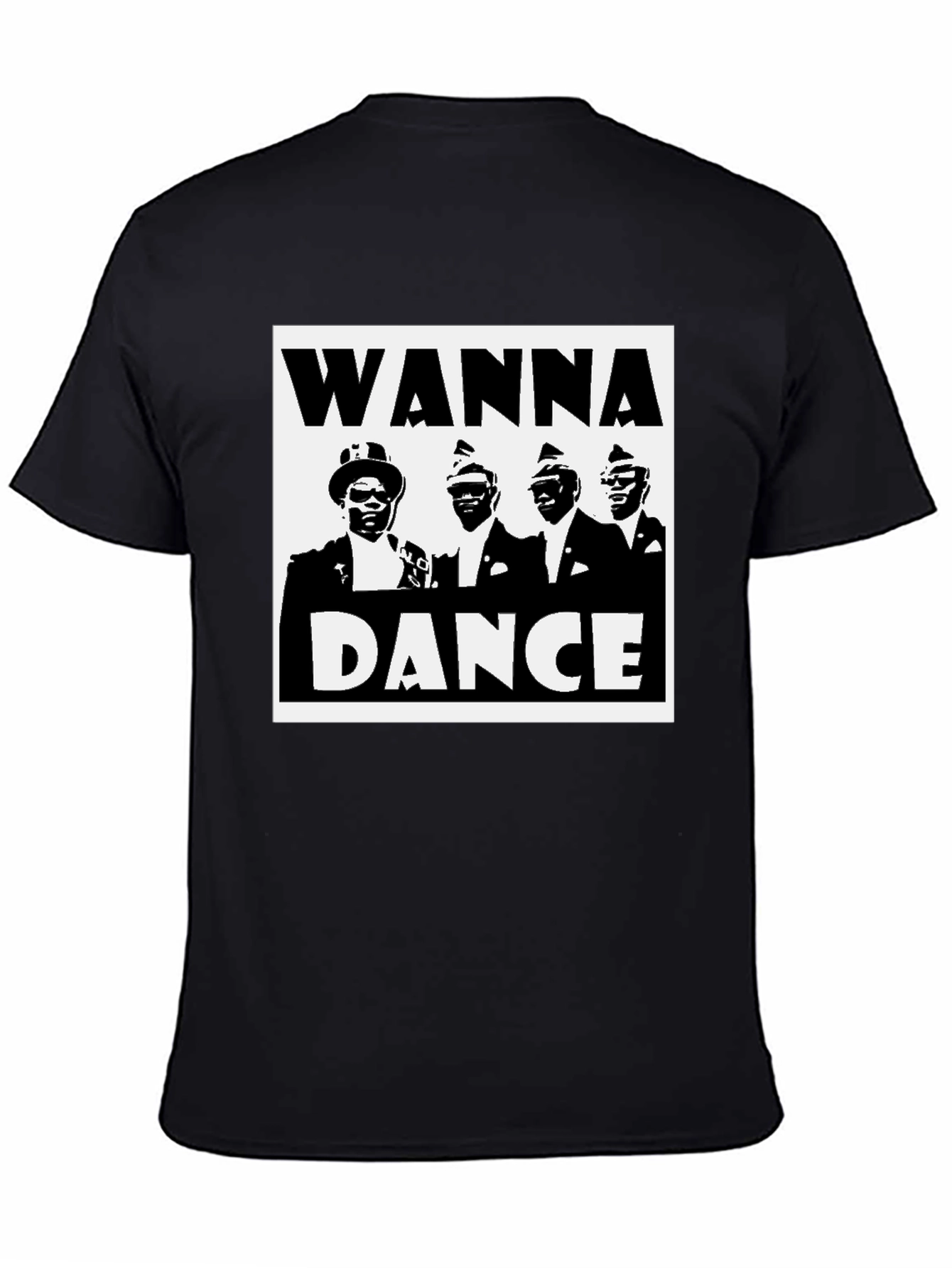 Black Wanna Dance T-Shirt - Ghana Dancing Pallbearers view 4